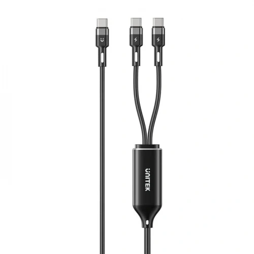 UNITEK 2in1 TYPE-C HIZLI ŞARJ KABLO (C14146ABK01-1.8M)