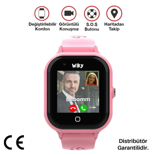 Wiky Watch 4S Pembe Akıllı Çocuk Saati