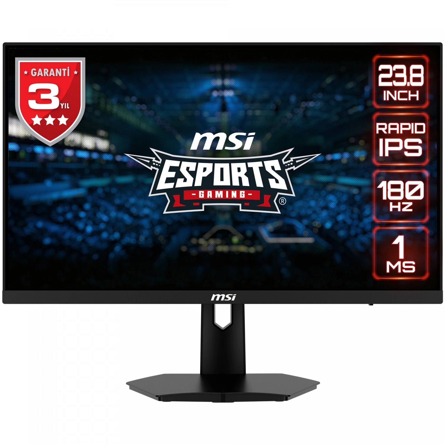 23.8 MSI G244F E2 1MS 180HZ FHD FLAT RAPID IPS GAMİNG