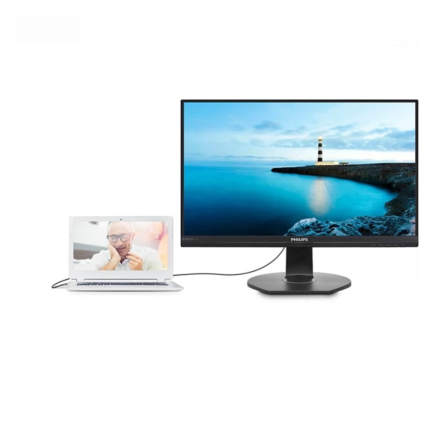 23.8 PHILIPS 241B7QUPBEB IPS FHD 75HZ 1MS USB-C DP