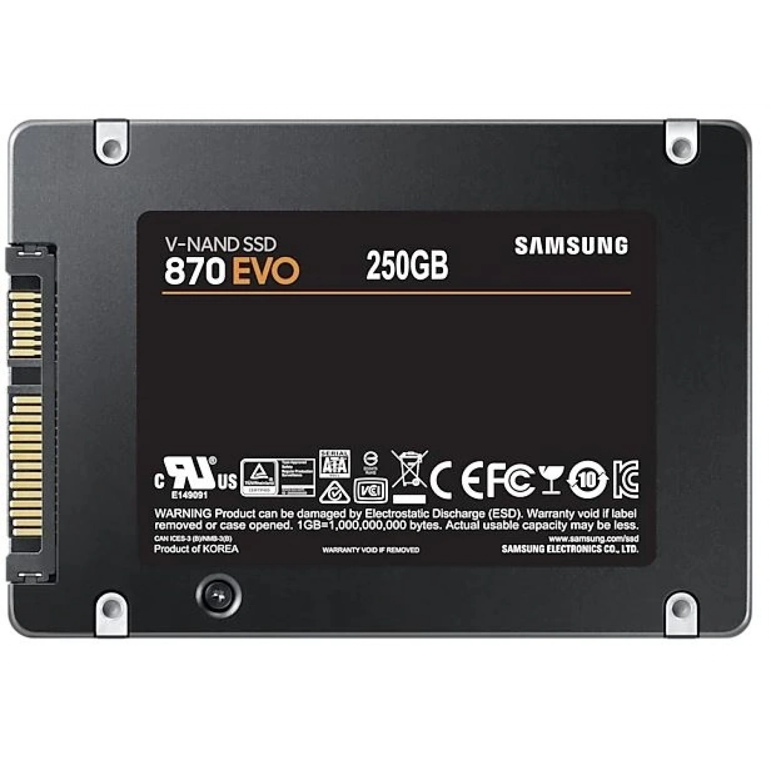 250GB SAMSUNG 870 560/530MB/s EVO MZ-77E250BW SSD