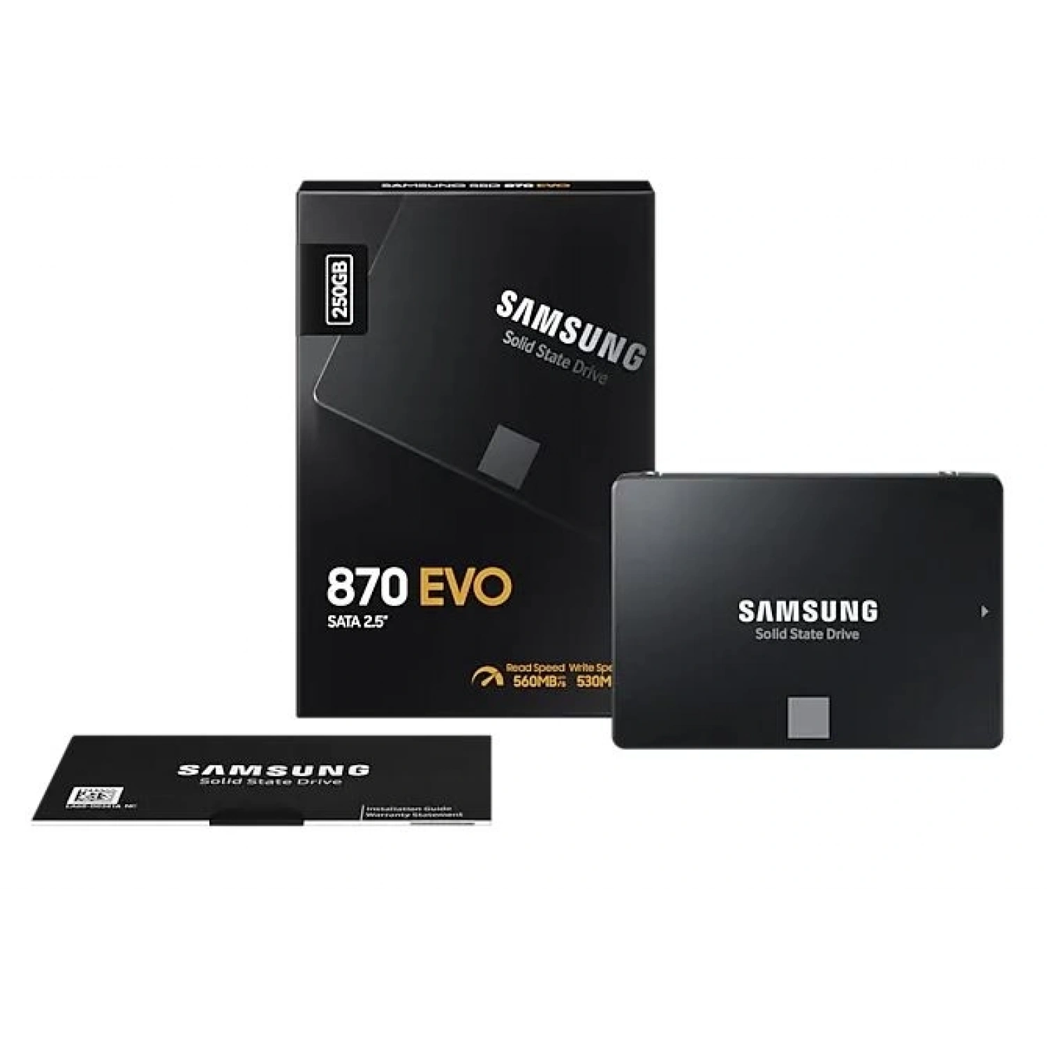250GB SAMSUNG 870 560/530MB/s EVO MZ-77E250BW SSD