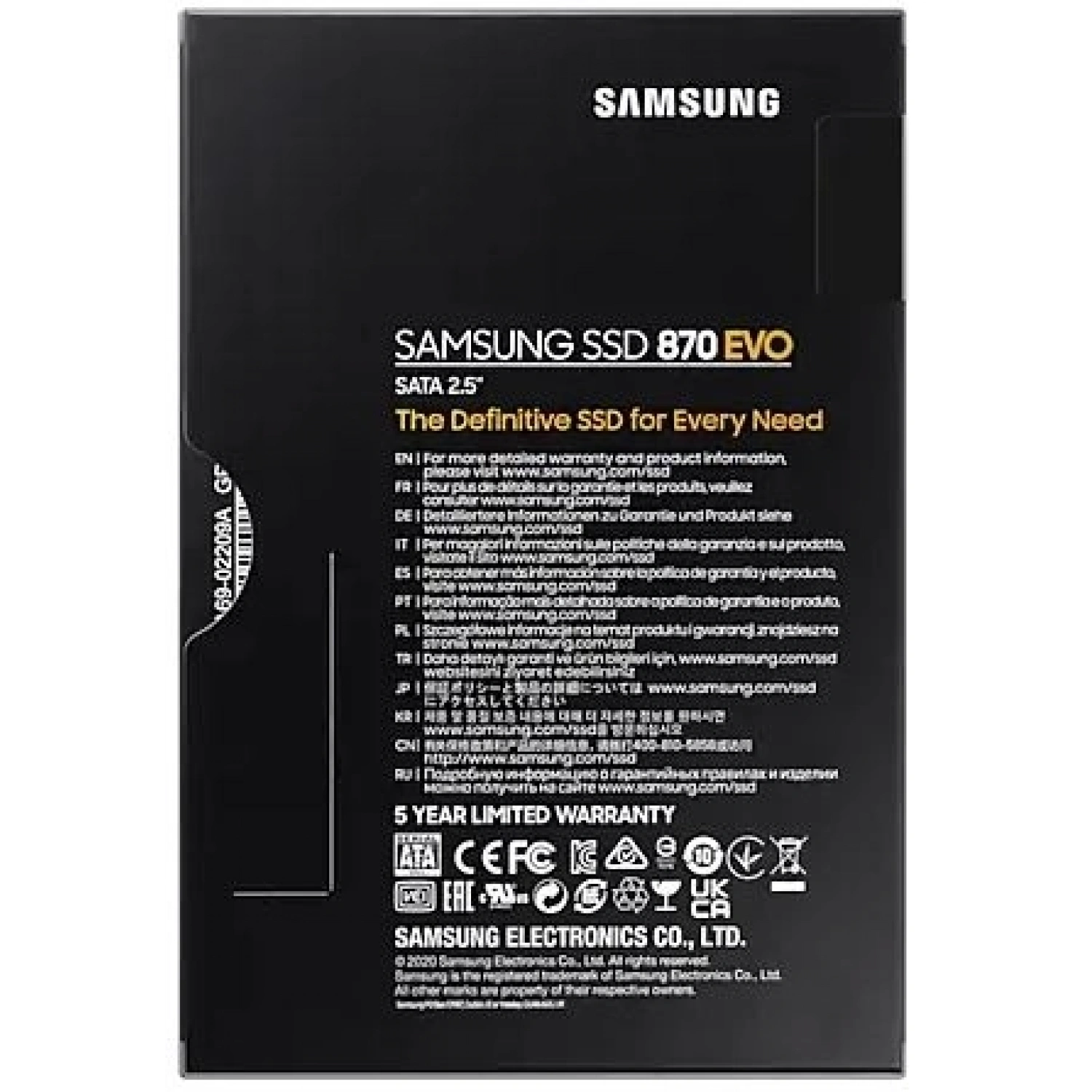 2TB SAMSUNG 870 EVO 560/530MB/s MZ-77E2T0BW SSD (Resmi Distribütör Garantili)
