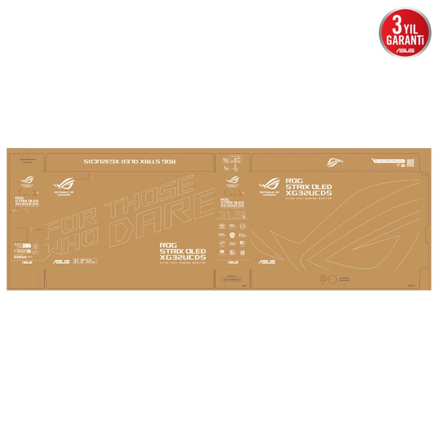 31.5 ASUS ROG STRIX XG32UCDS 0.03MS 165HZ OLED 4K UHD GAMING