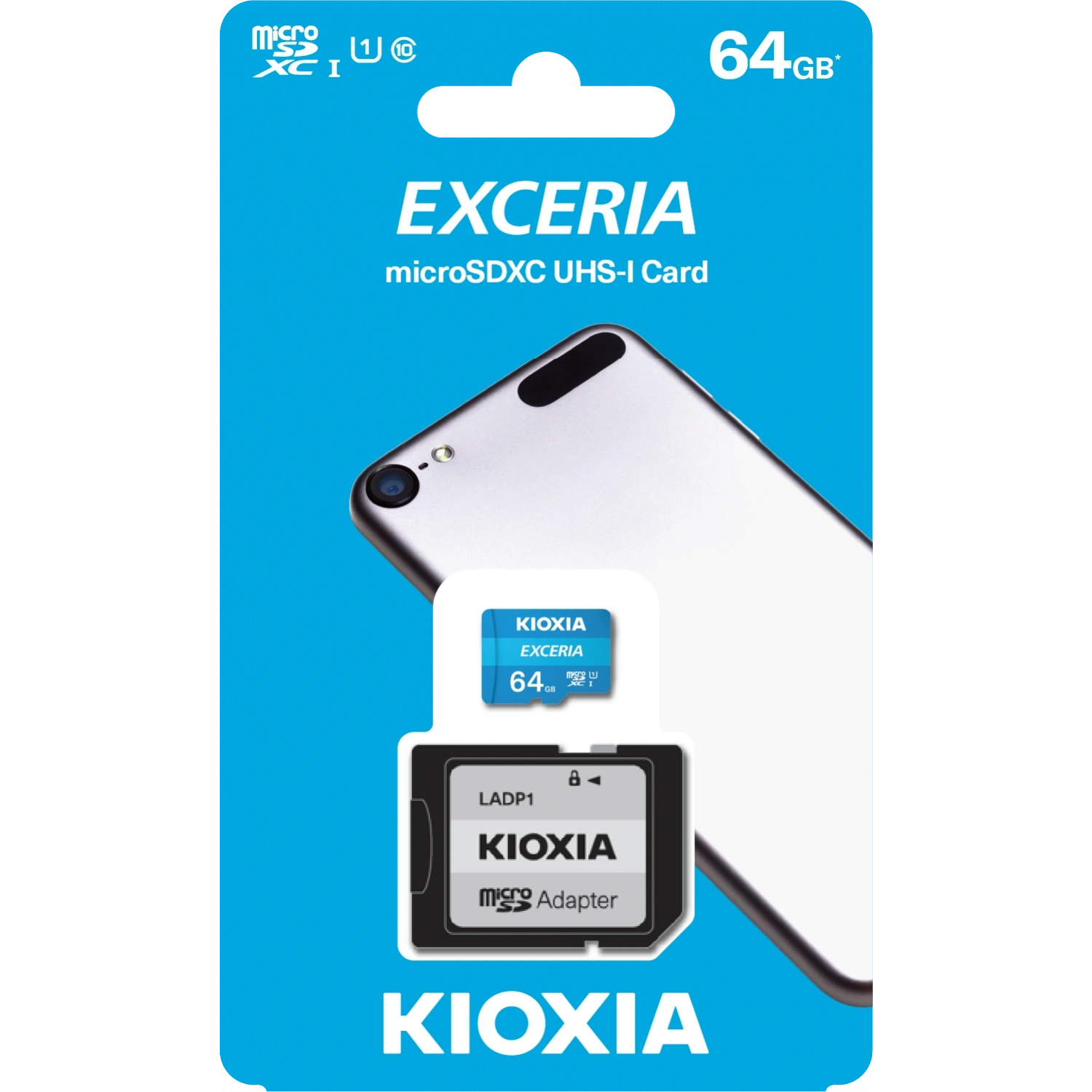 64GB MICRO SDHC C10 100MB/s KIOXIA LMEX1L064GG2