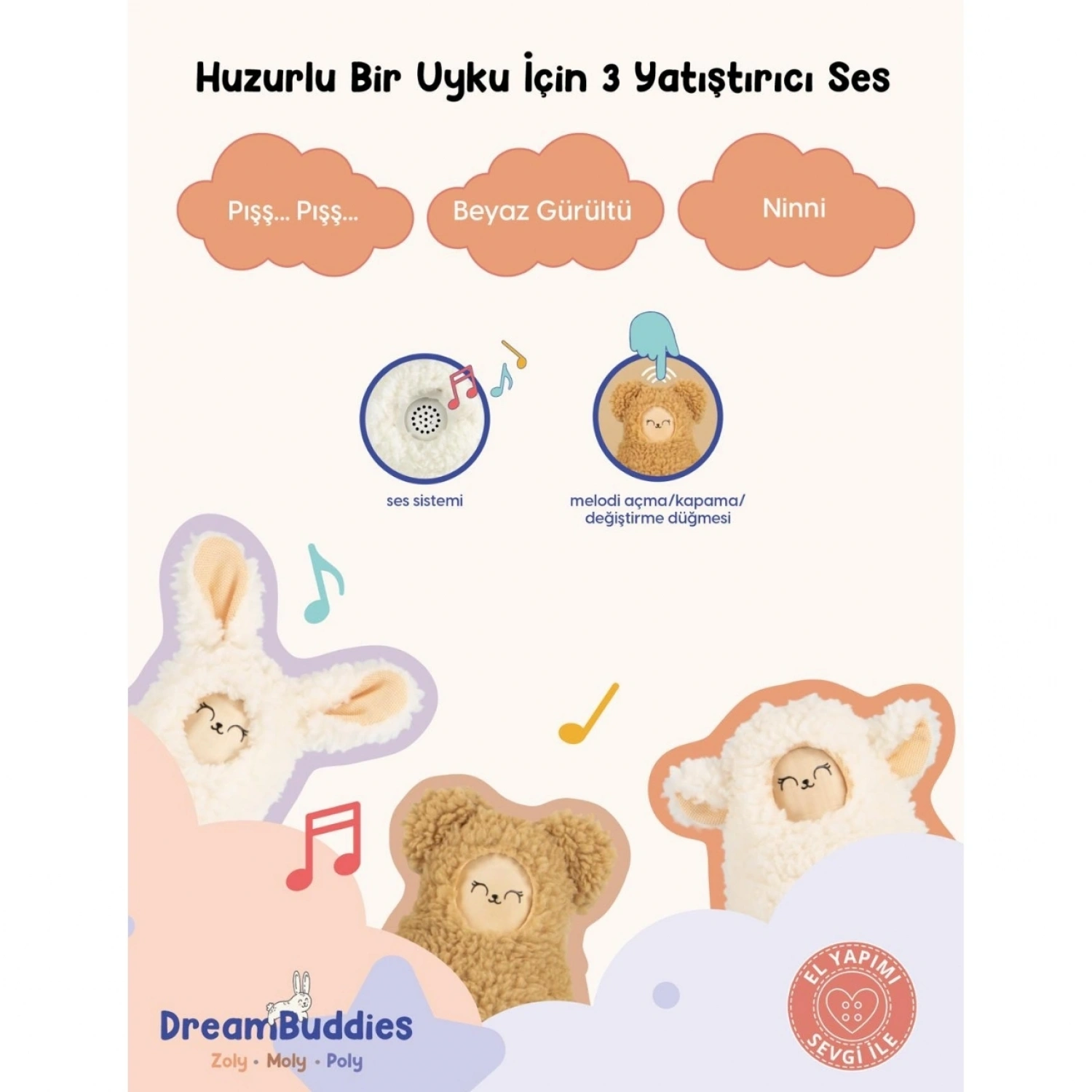 Mars Factory Manevi Ninnili Uyku Arkadaşı - Poly