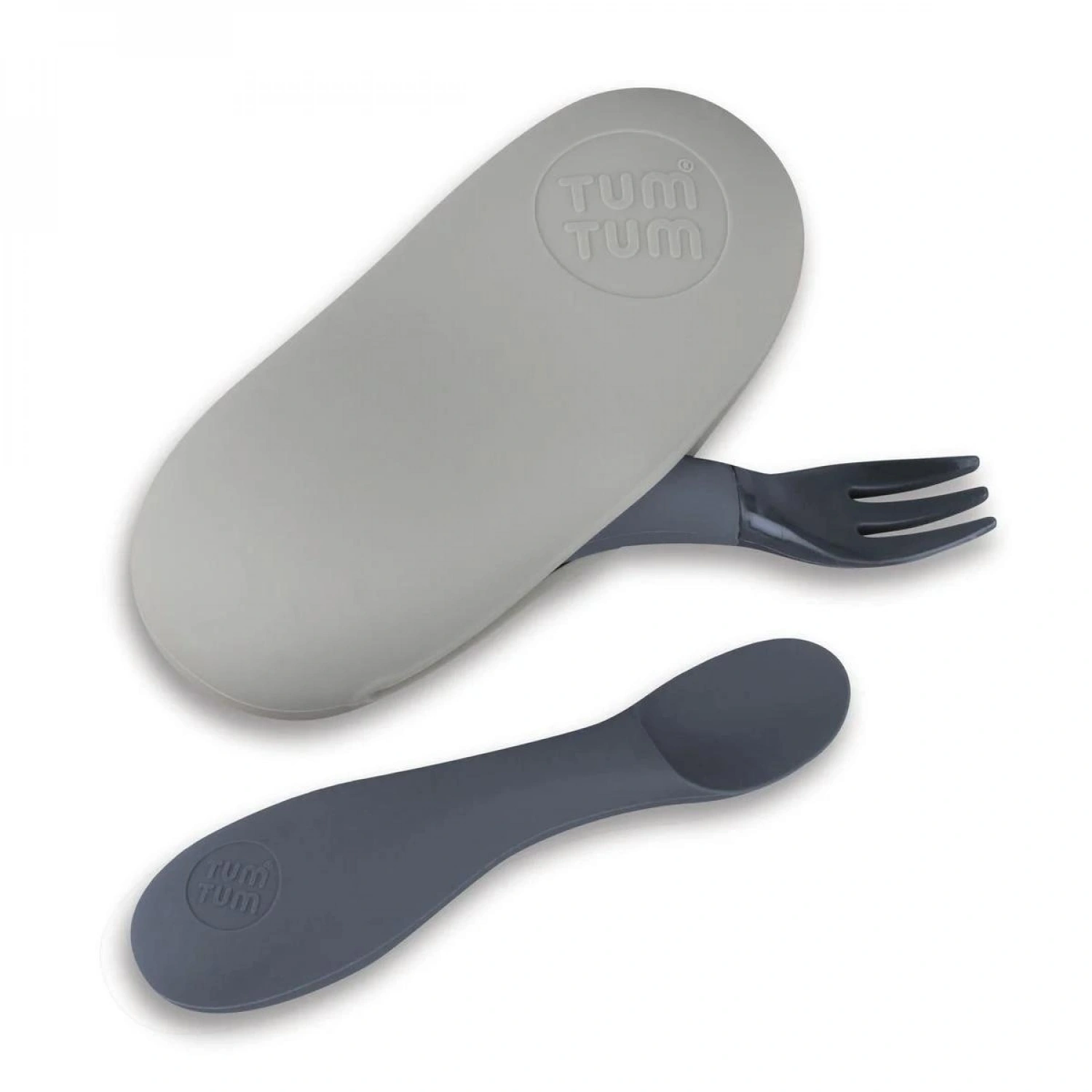 Tum Tum Kutulu Silikon Kaşık Çatal Seti - Kev Koala
