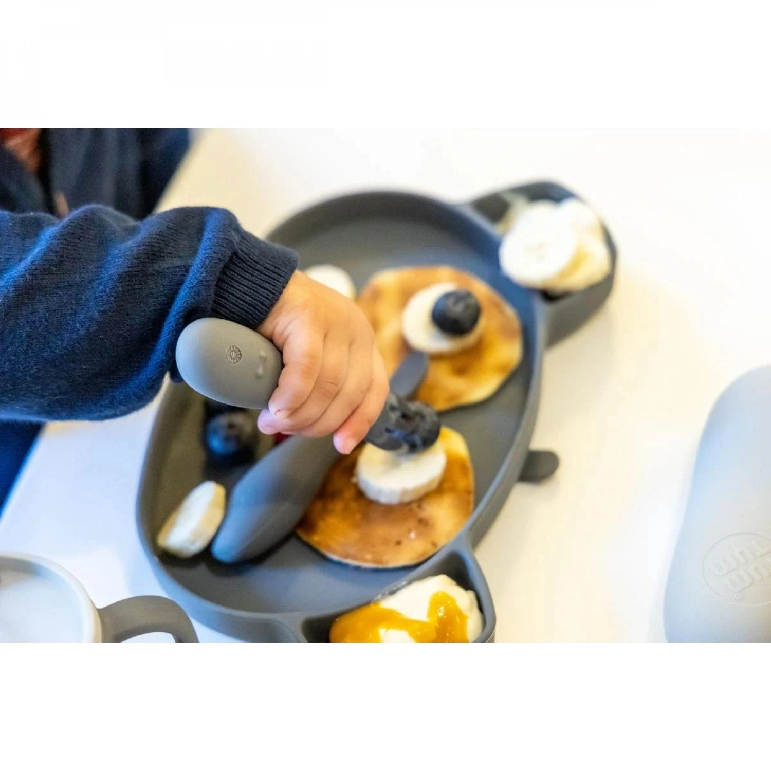 Tum Tum Kutulu Silikon Kaşık Çatal Seti - Kev Koala