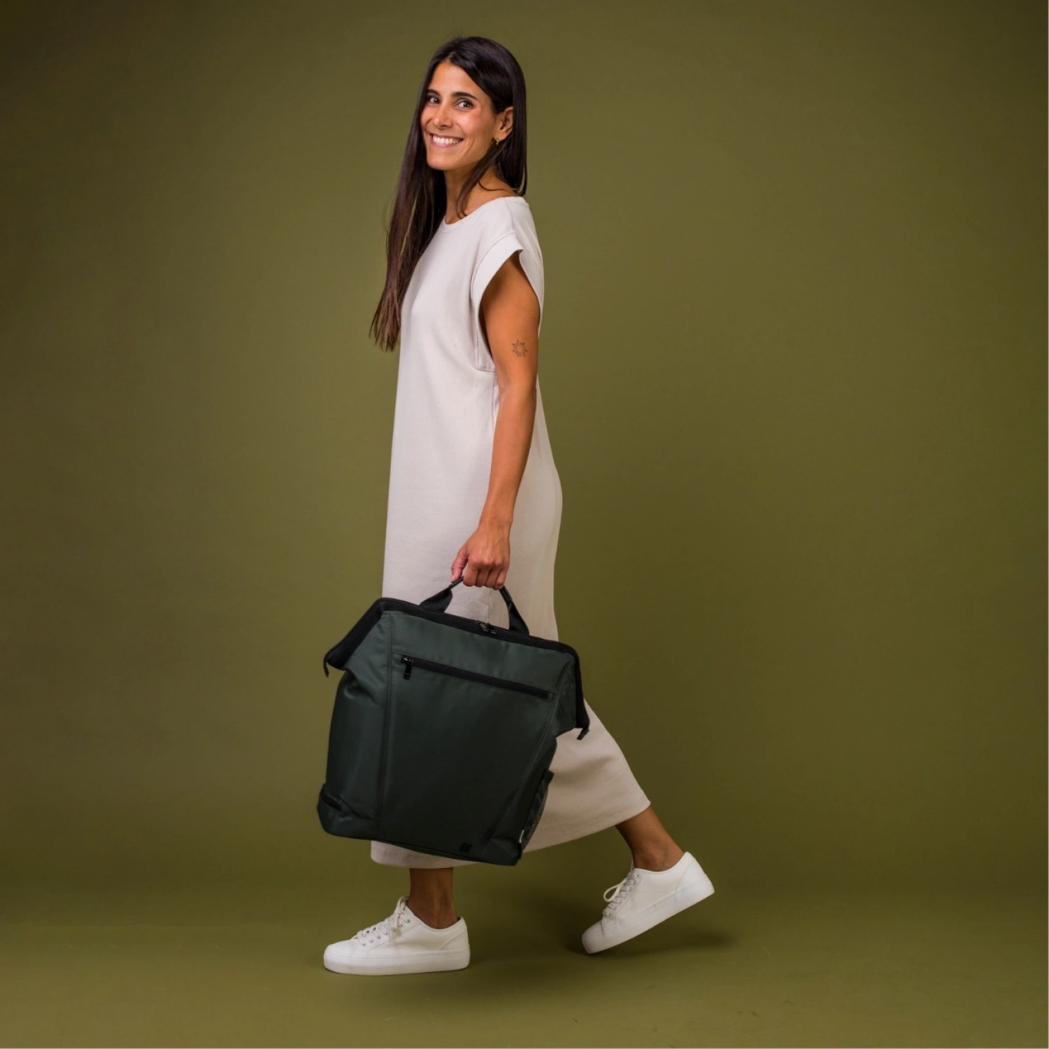 Nikidom Anne Bebek Bakım Çantası - Yağ Yeşili