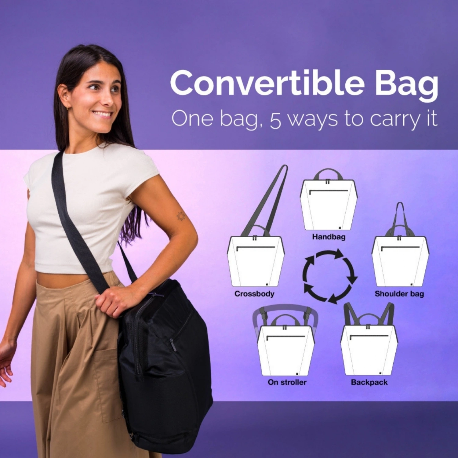 Nikidom Anne Bebek Bakım Çantası - Yağ Yeşili