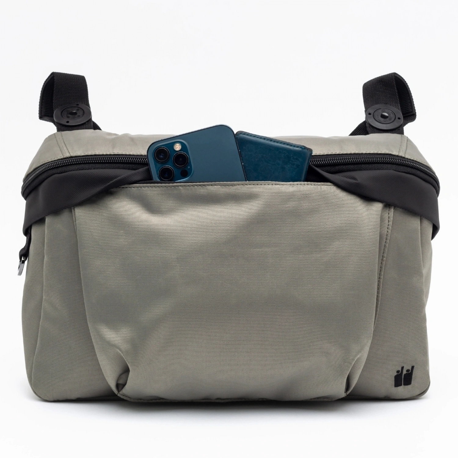 Nikidom Organizer Anne Bebek Bakım Çantası - Yağ Yeşili | Miniboni Müslin Emzirme Örtüsü Hediye