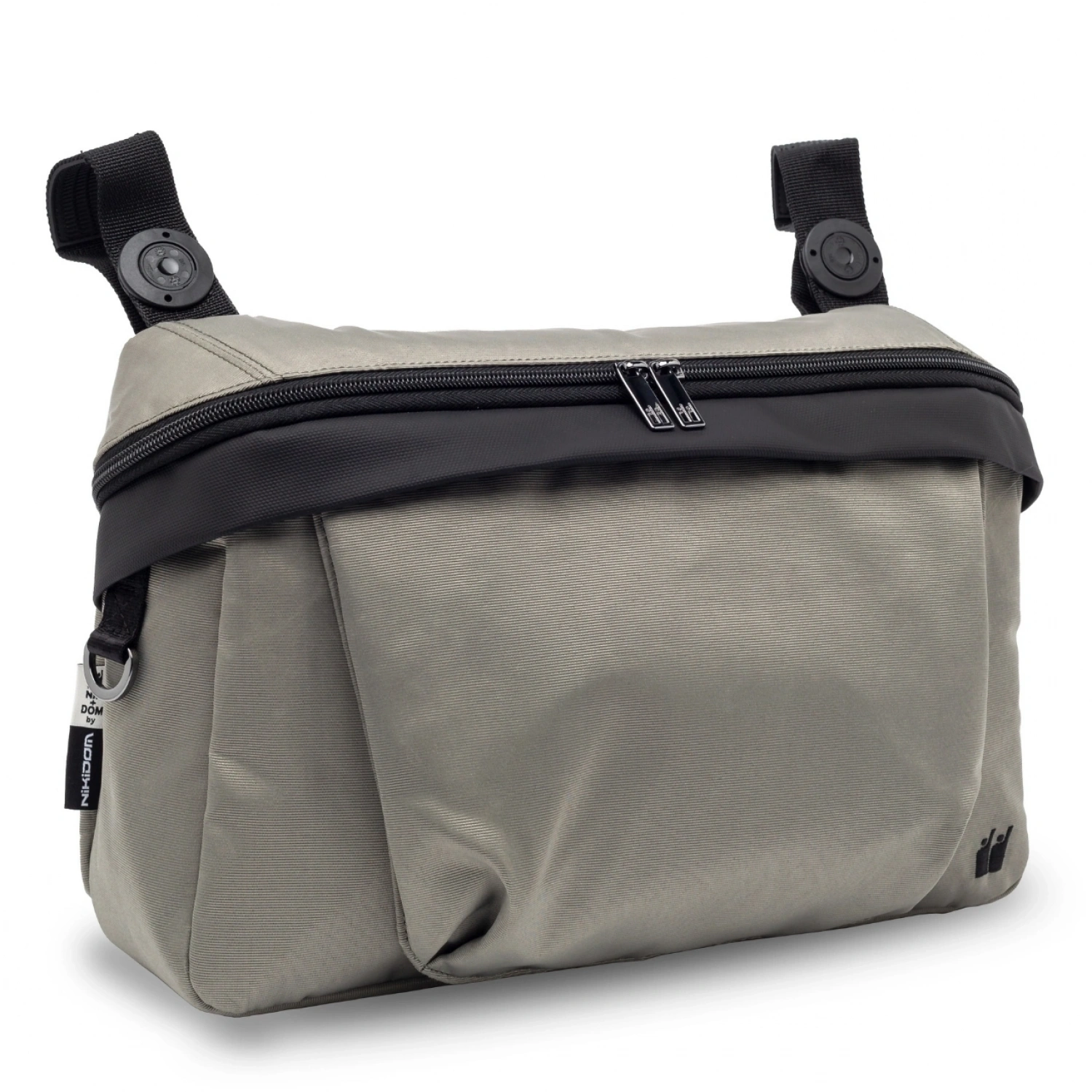 Nikidom Organizer Anne Bebek Bakım Çantası - Yağ Yeşili | Miniboni Müslin Emzirme Örtüsü Hediye