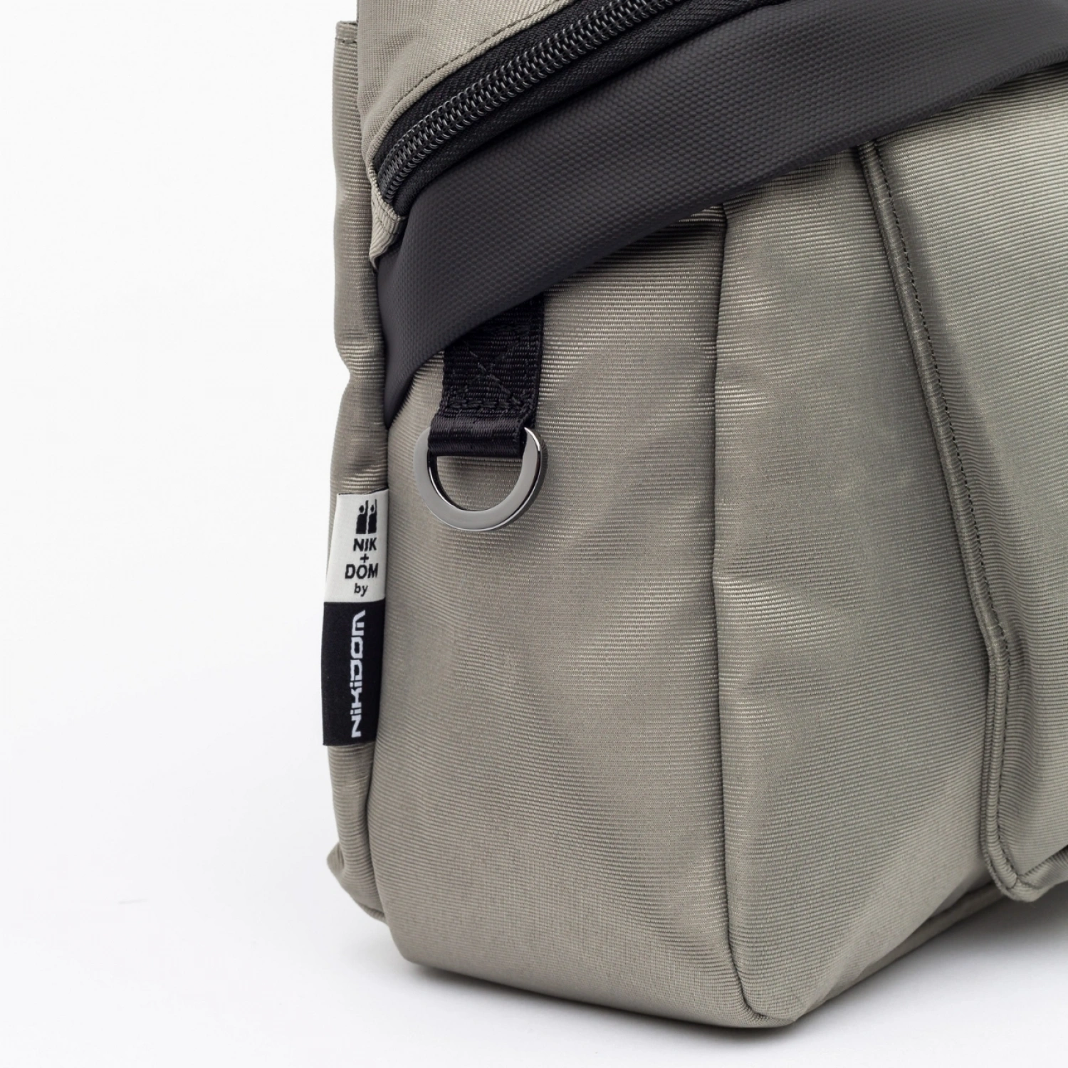 Nikidom Organizer Anne Bebek Bakım Çantası - Yağ Yeşili | Miniboni Müslin Emzirme Örtüsü Hediye