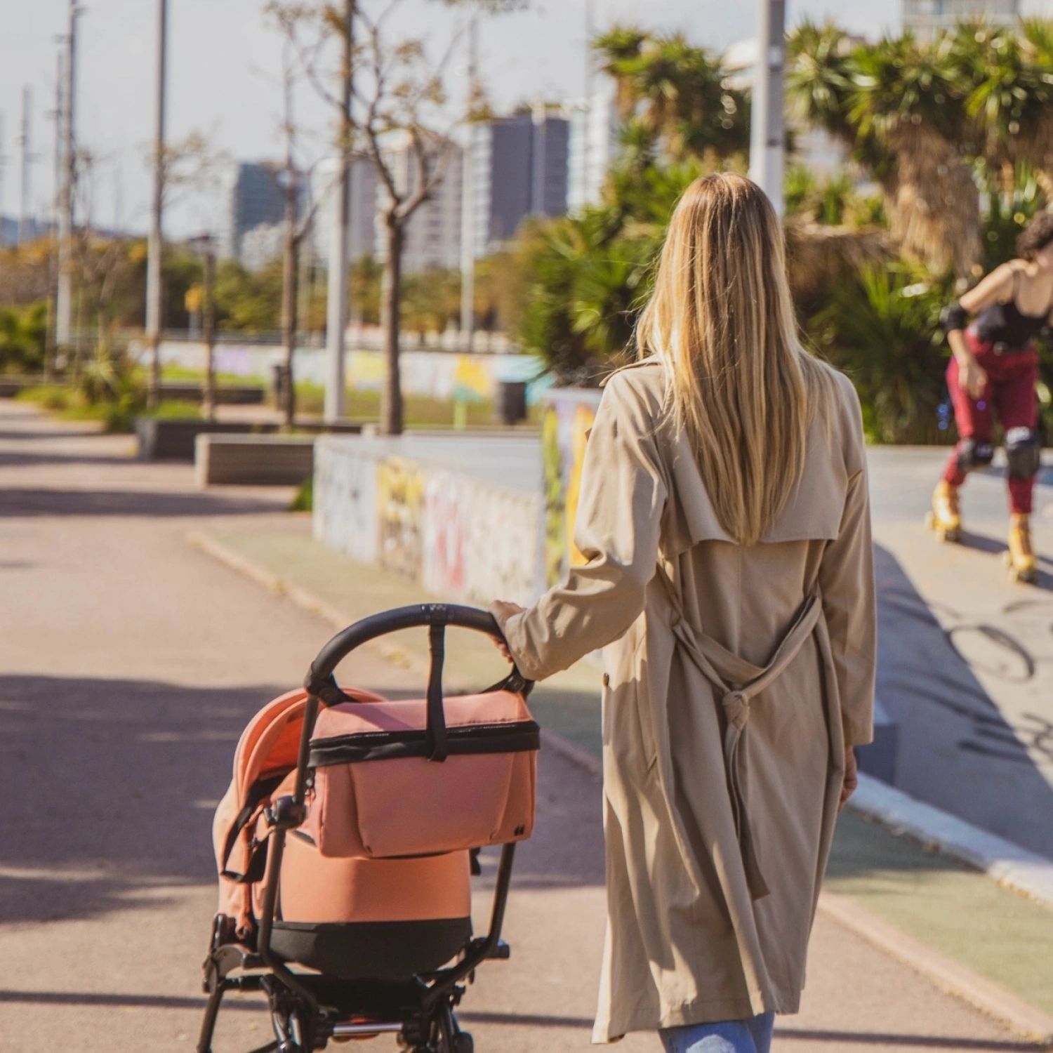 Nikidom Organizer Anne Bebek Bakım Çantası - Mercan