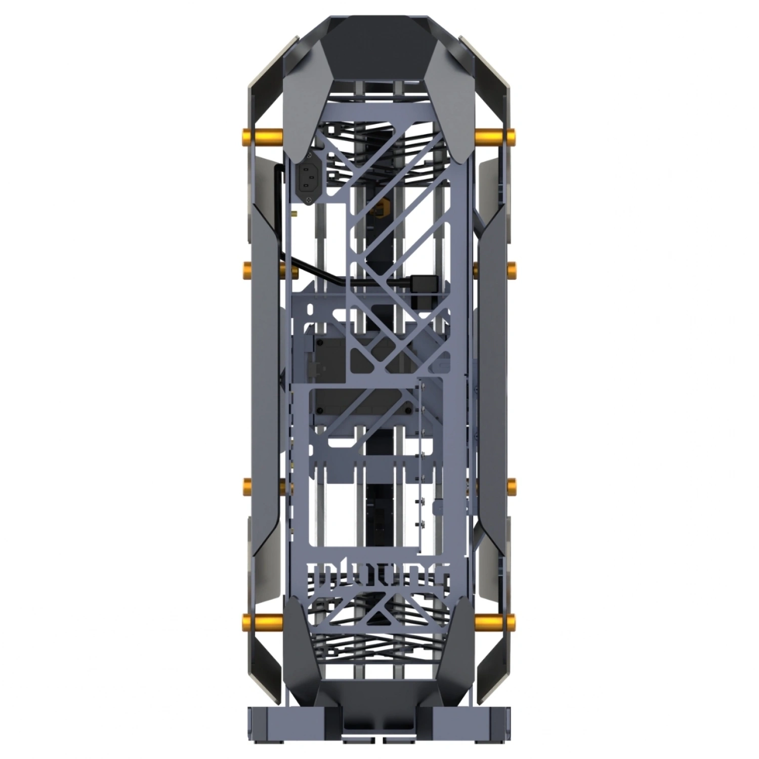 Hyper Rocket MOLA E-ATX 4 Argb Fan RGB Open Style Fantastik Oyuncu Kasası