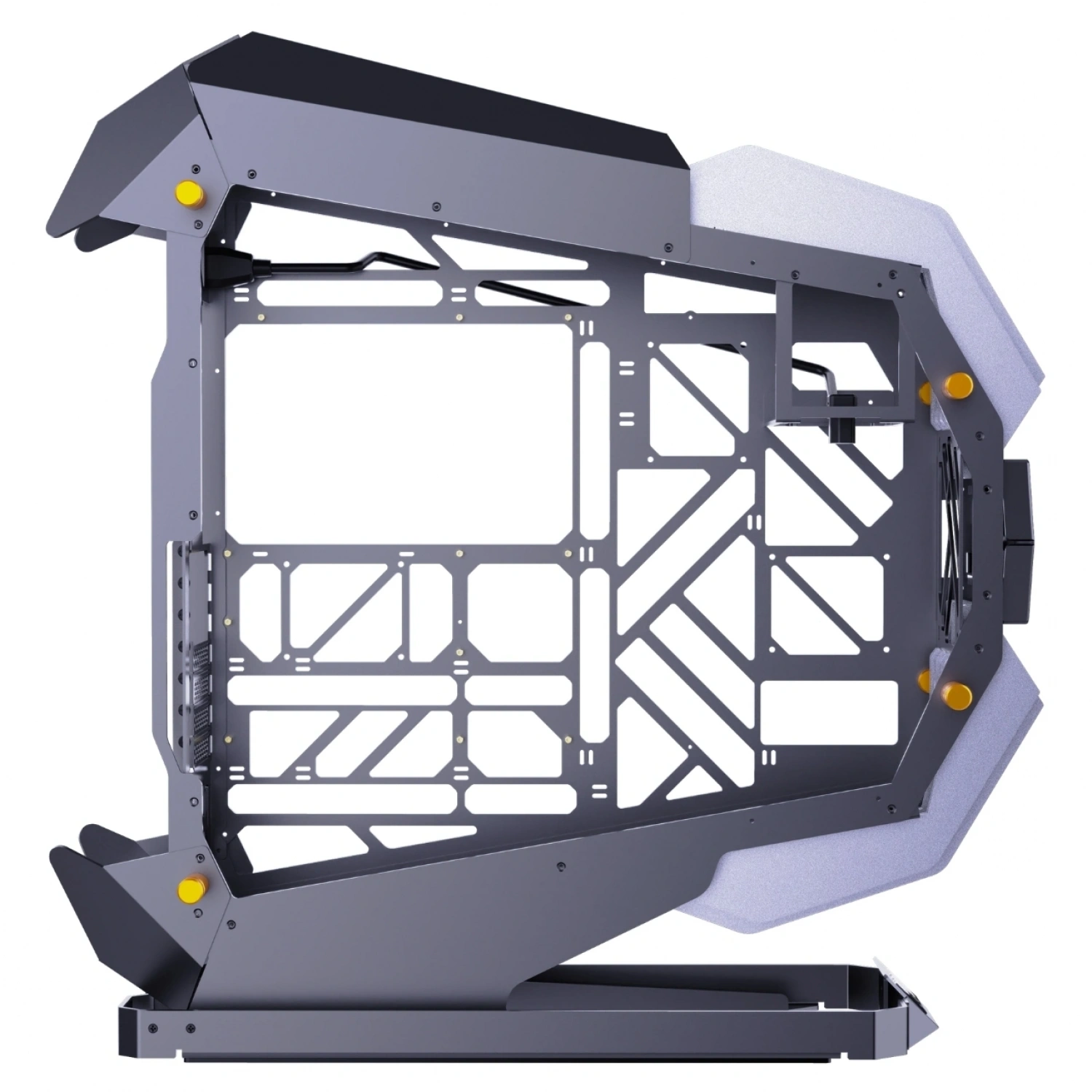 Hyper Rocket MOLA E-ATX 4 Argb Fan RGB Open Style Fantastik Oyuncu Kasası
