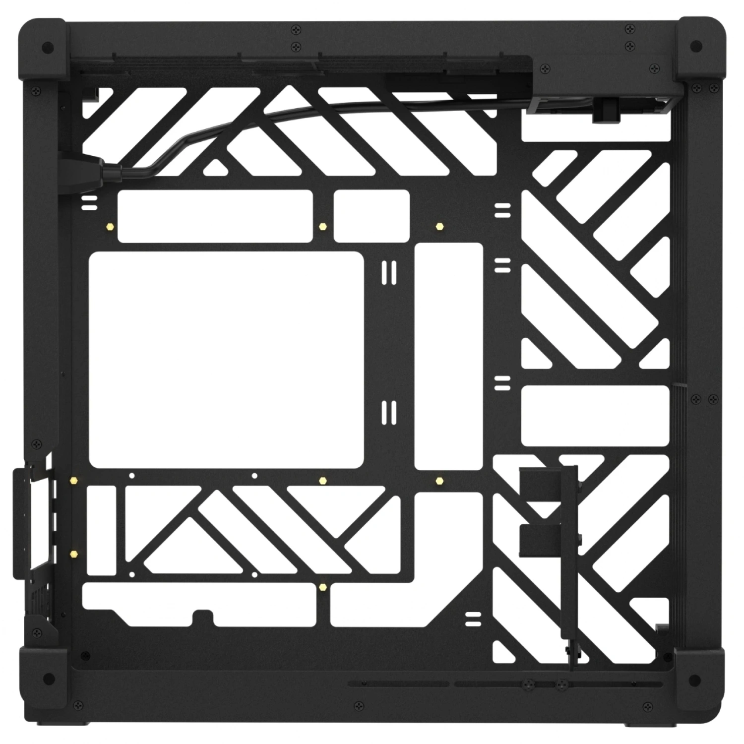Hyper Rocket GRID M-ATX M-ITX Gaming Open Frame Siyah Oyuncu Kasası