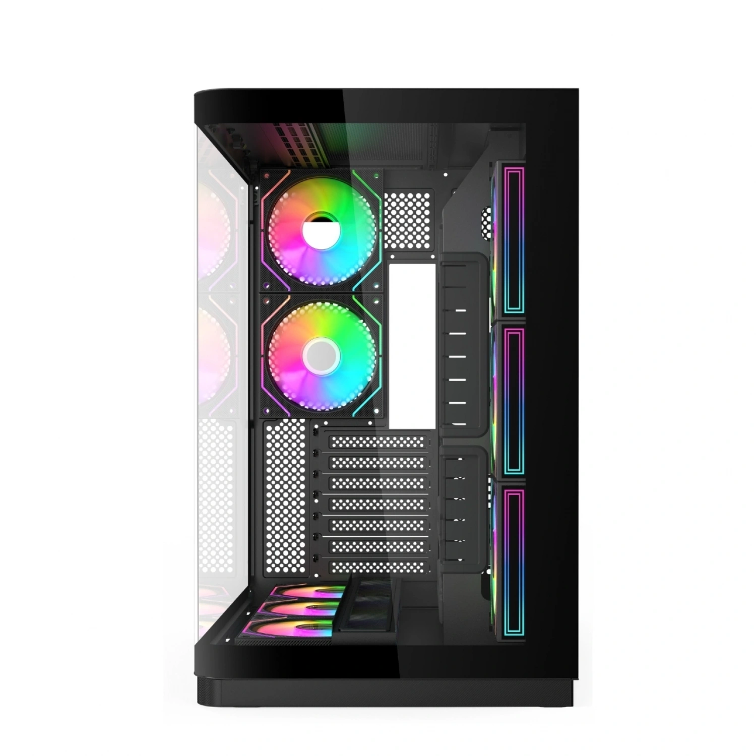 Hyper Rocket V335R ATX 8 Argb Fan 850W PSU Siyah Oyuncu Kasası