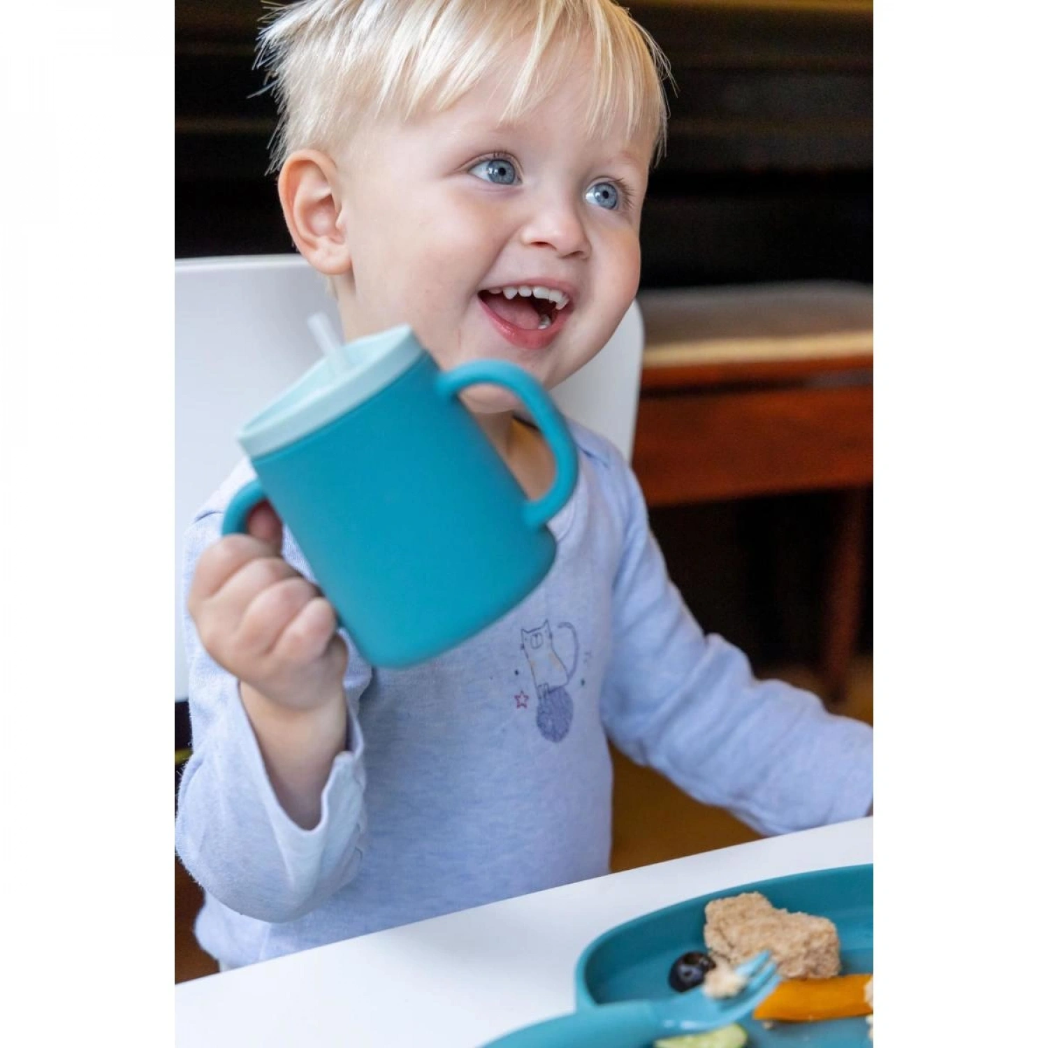 Tum Tum Silikon Alıştırma Bardağı - Boris Bear