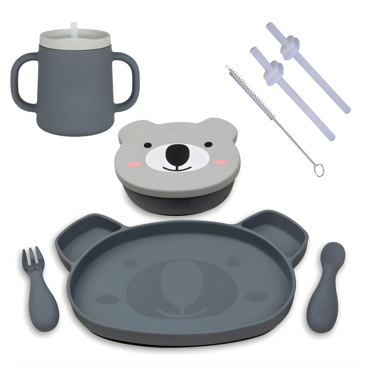 Tum Tum Silikon Beslenme Seti (7 parça) - Kev Koala