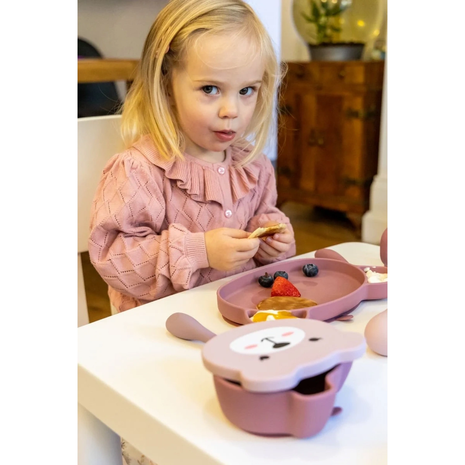 Tum Tum Silikon Beslenme Seti (5 parça) - Betsy Bear