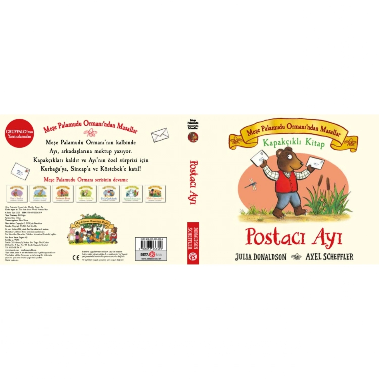 Beta Kids Meşe Palamudu Ormanından Masallar Postacı Ayı – Kapakçıklı Kitap