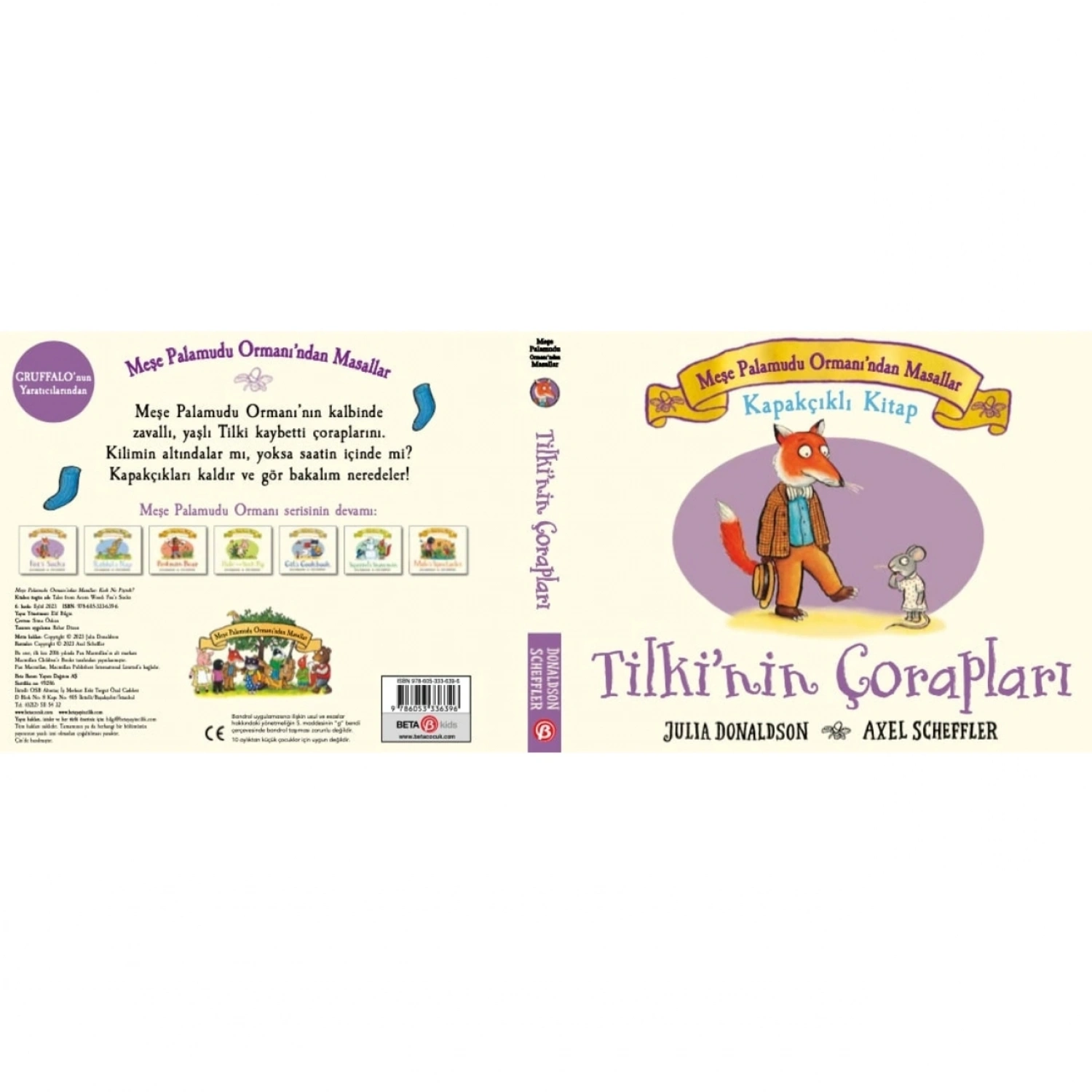 Beta Kids Meşe Palamudu Ormanından Masallar Tilkinin Çorapları – Kapakçıklı Kitap