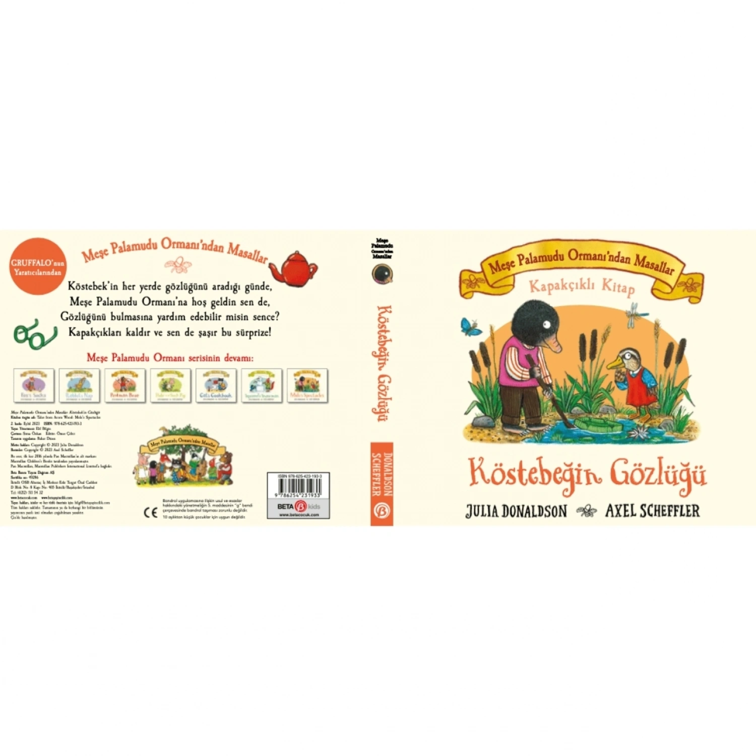 Beta Kids Meşe Palamudu Ormanı’ndan Masallar Köstebek’in Gözlüğü – Kapakçıklı Kitap