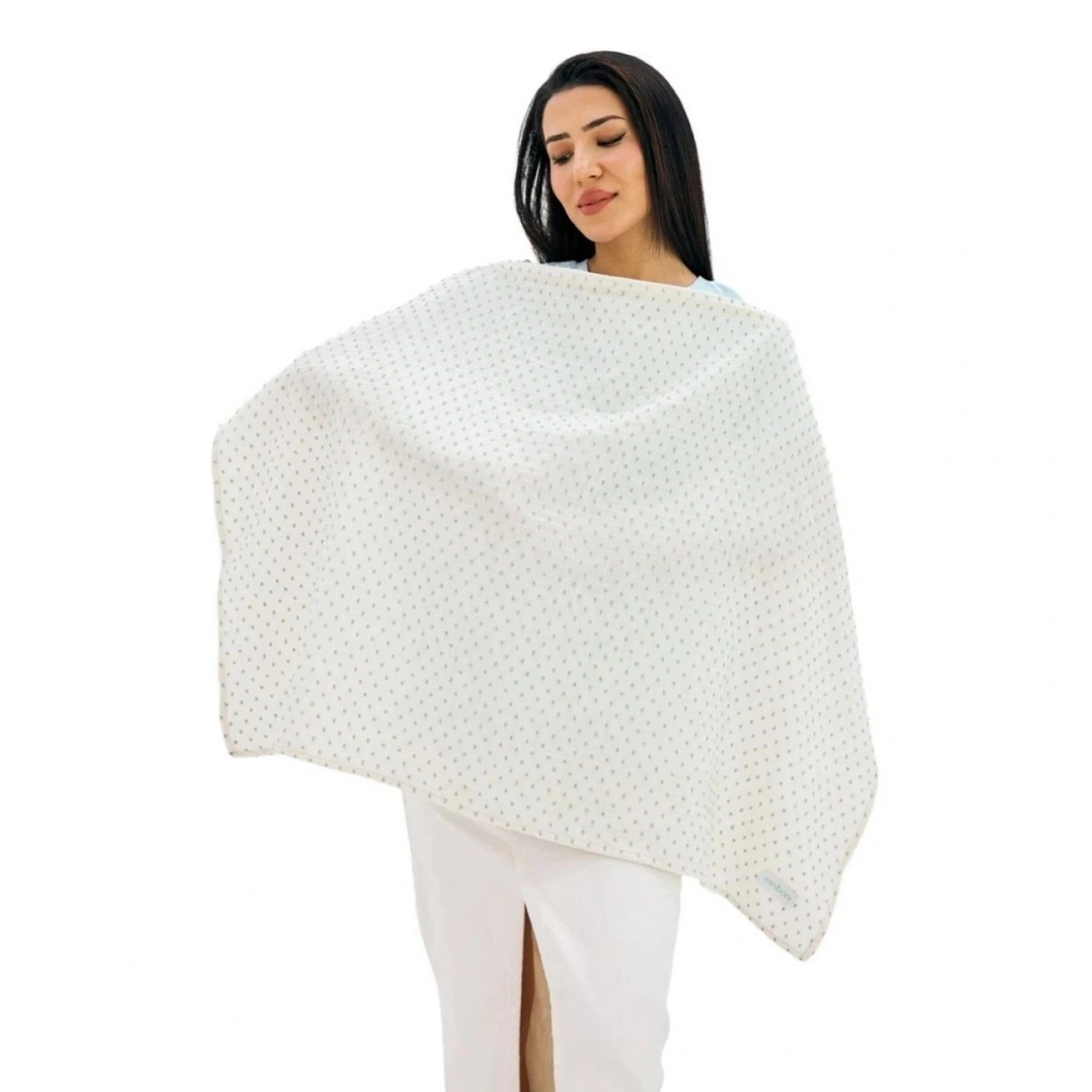 Nikidom Organizer Anne Bebek Bakım Çantası - Yağ Yeşili | Miniboni Müslin Emzirme Örtüsü Hediye