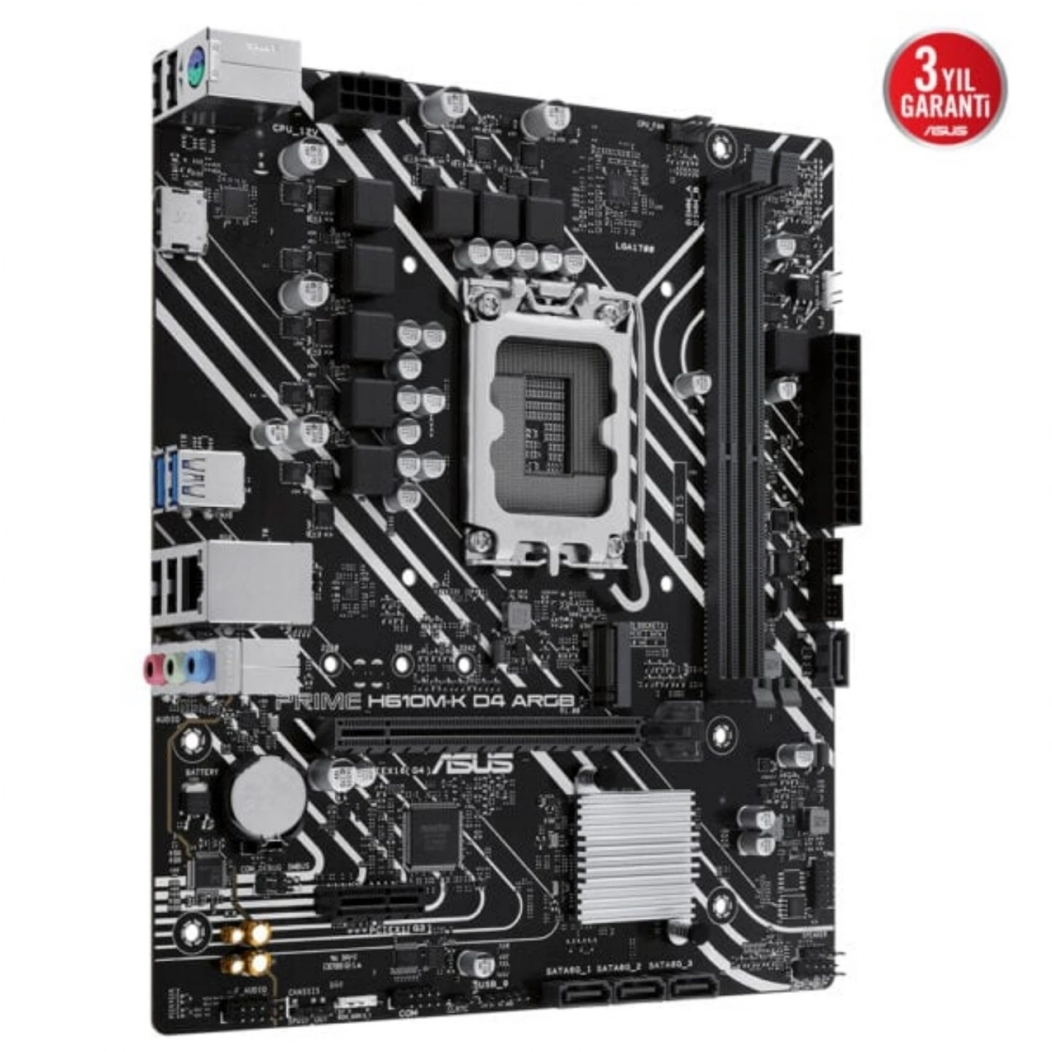 Intel Core i5-14400F 2.50GHz 14.Nesil + Asus Prime H610M-K ARGB 3200MHz DDR4 LGA1700 mATX Anakart Set