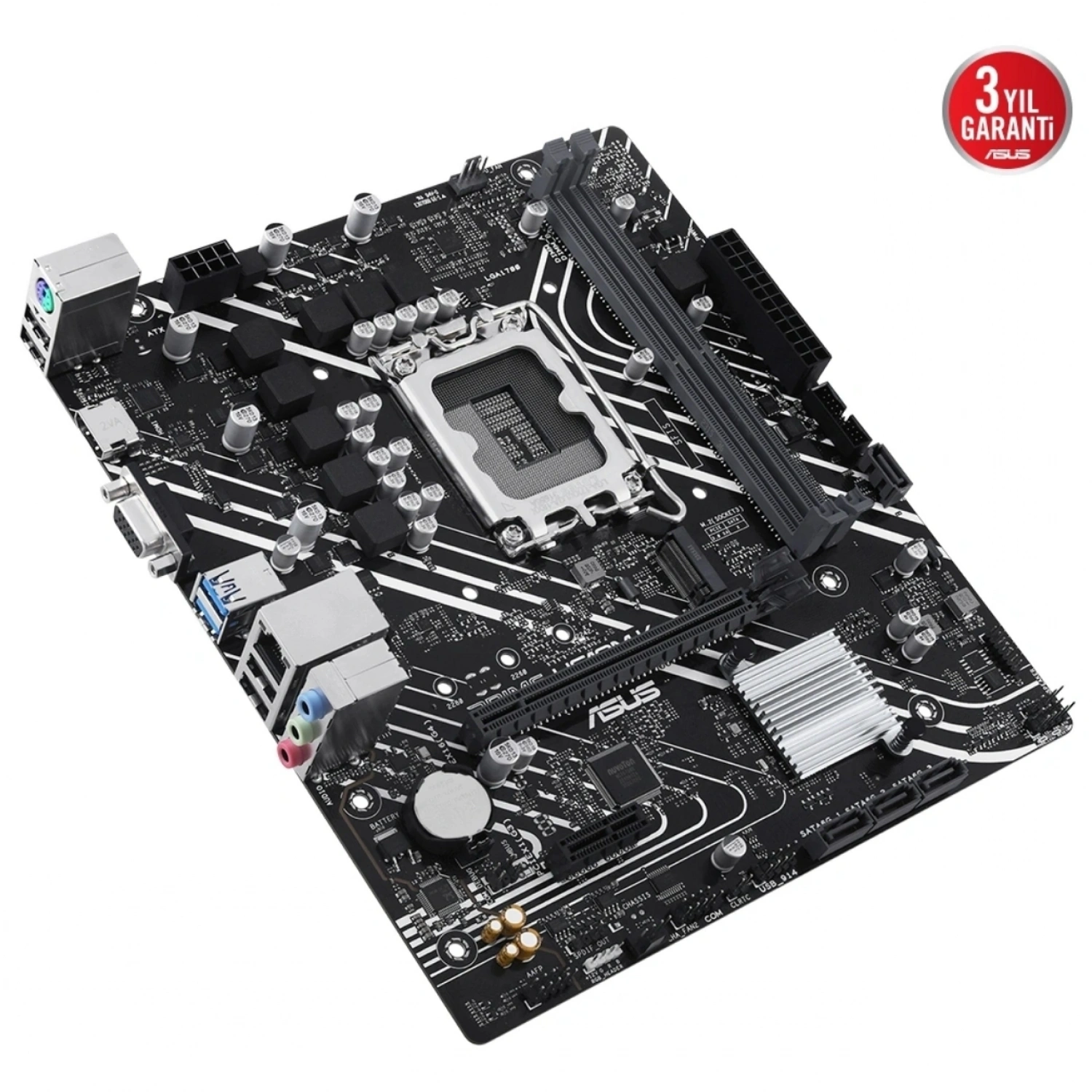 Intel Core i5-14400F 14.Nesil + Asus Prime H610M-K ARGB DDR5 5600MHz LGA1700 Anakart Set
