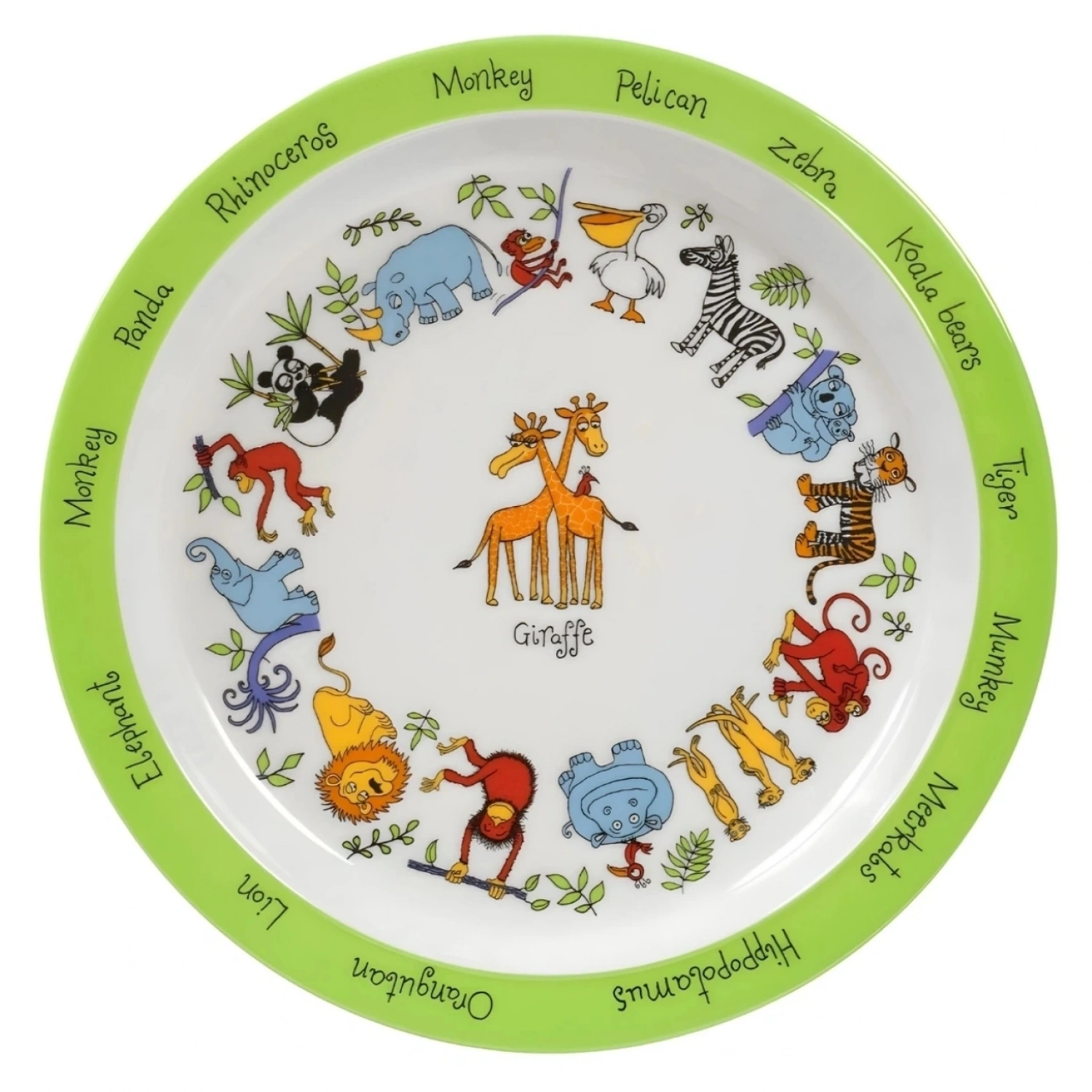 Tyrrell Katz Melamin Mama Tabağı - Mama Kasesi Set // Jungle