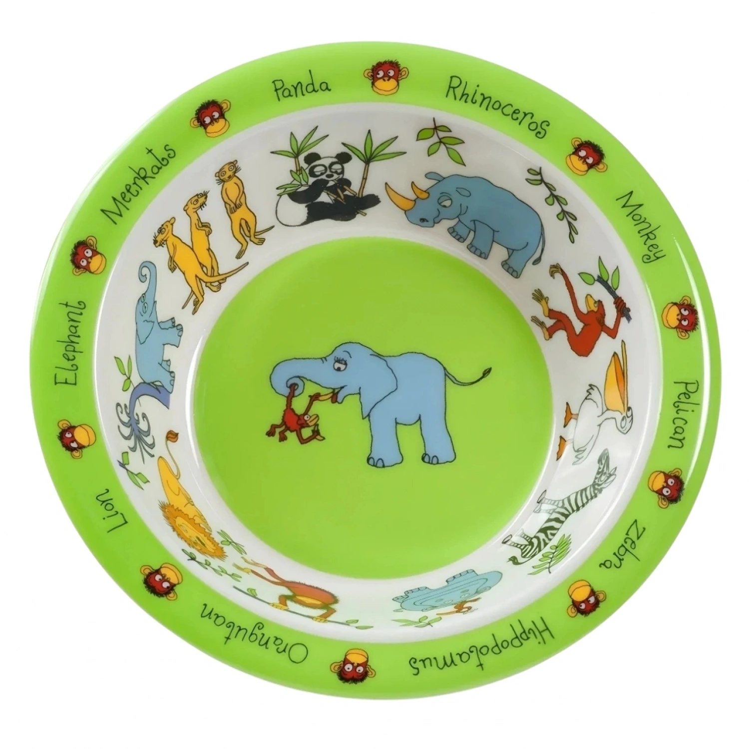 Tyrrell Katz Melamin Mama Tabağı - Mama Kasesi Set // Jungle