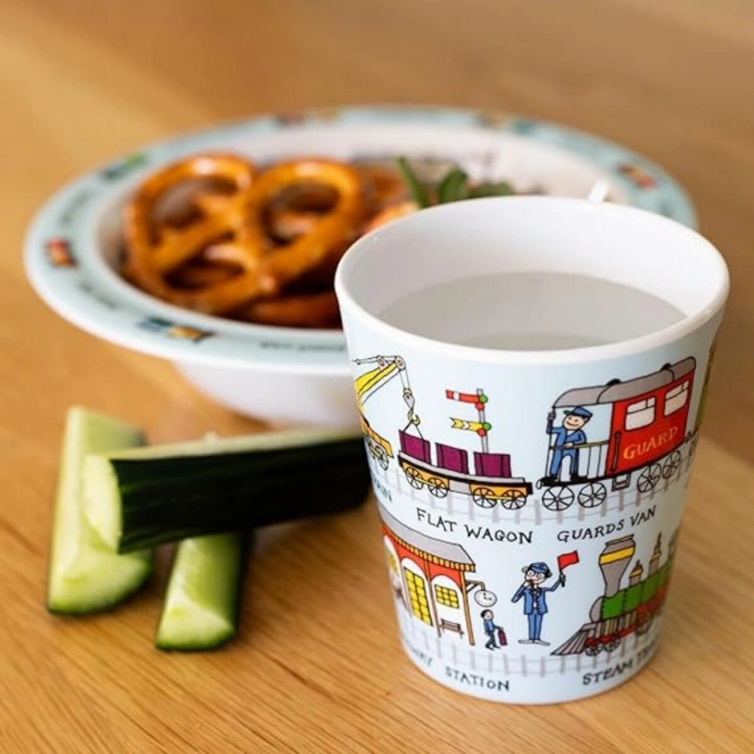 Tyrrell Katz Melamin Alıştırma Bardağı - Trains