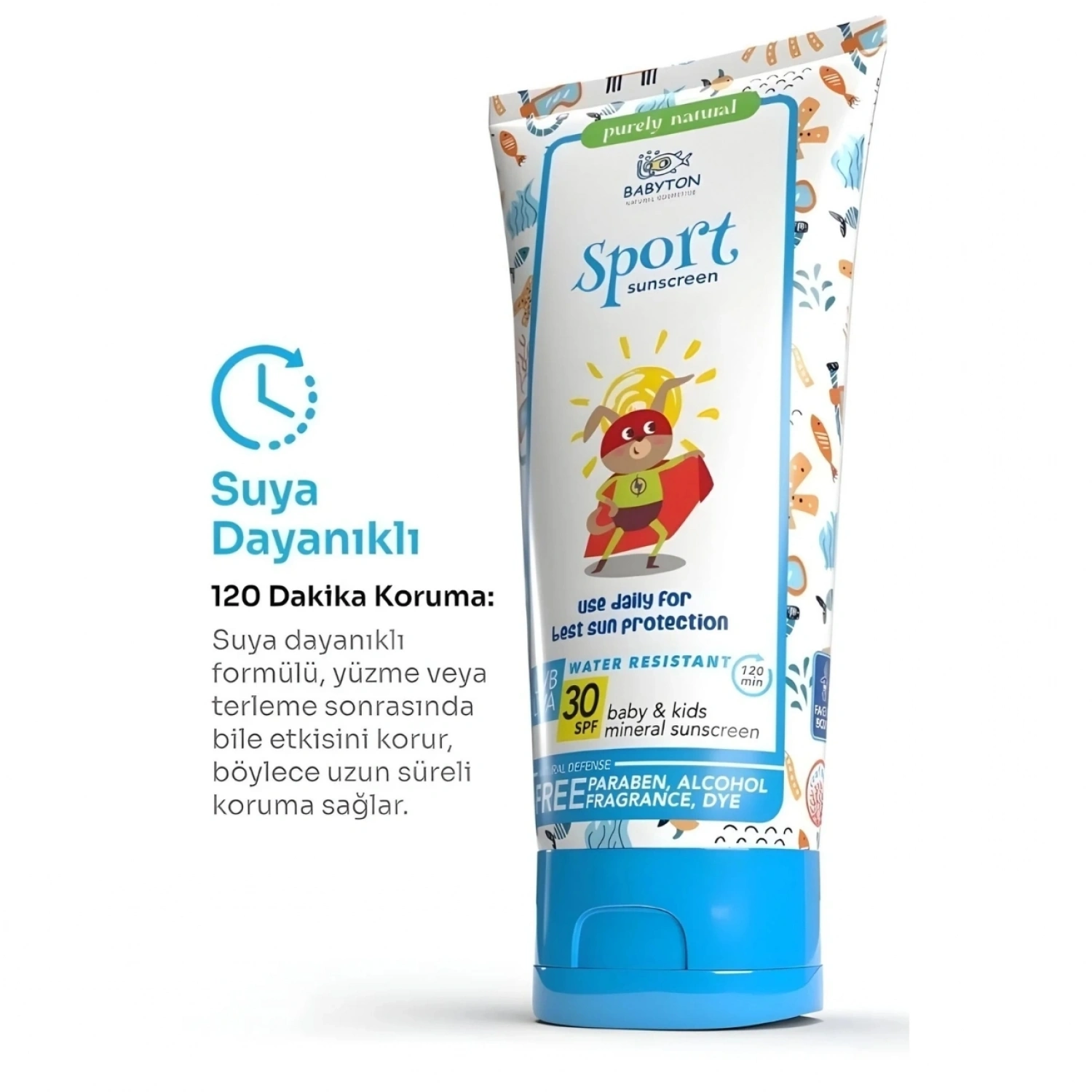 Babyton Suya Dayanıklı Güneş Koruyucu Krem 100 ml