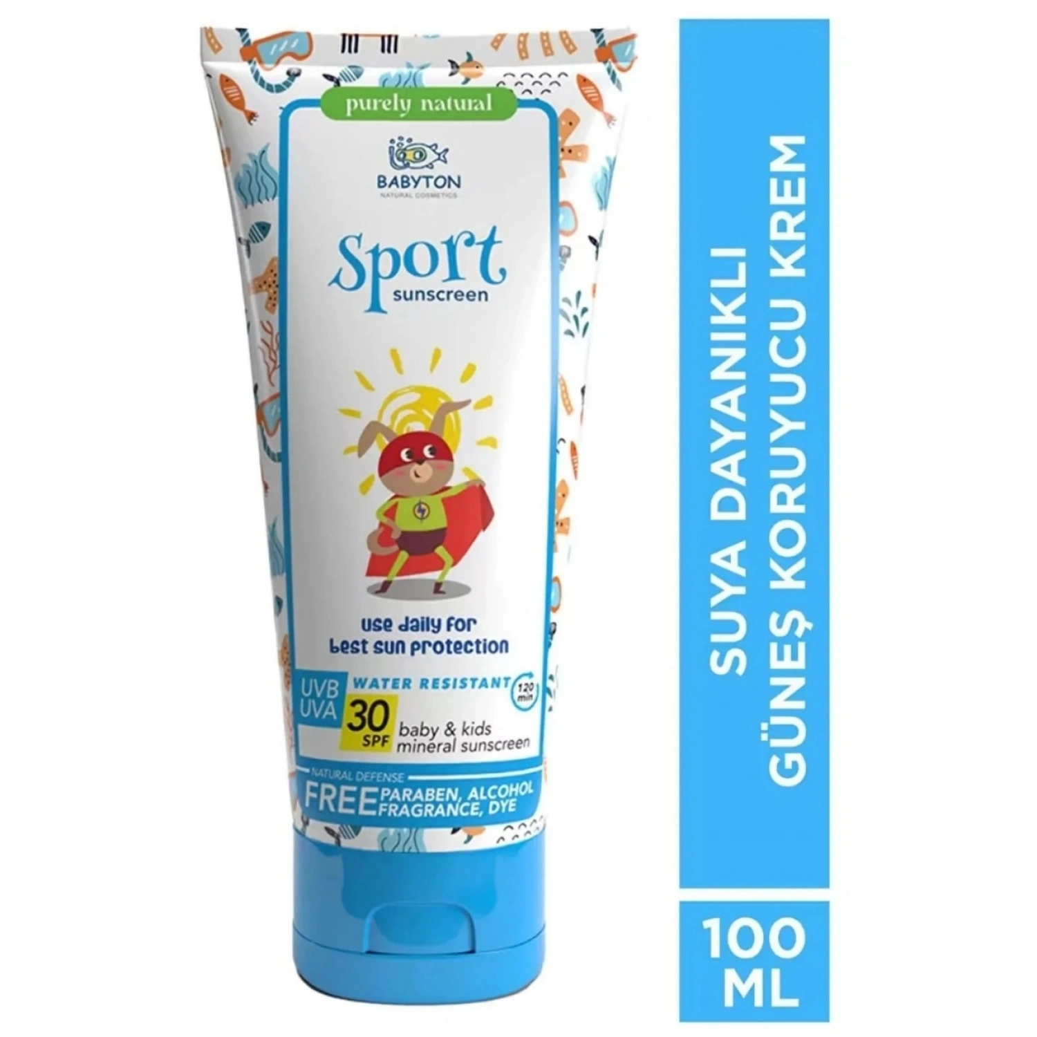 Babyton Suya Dayanıklı Güneş Koruyucu Krem 100 ml