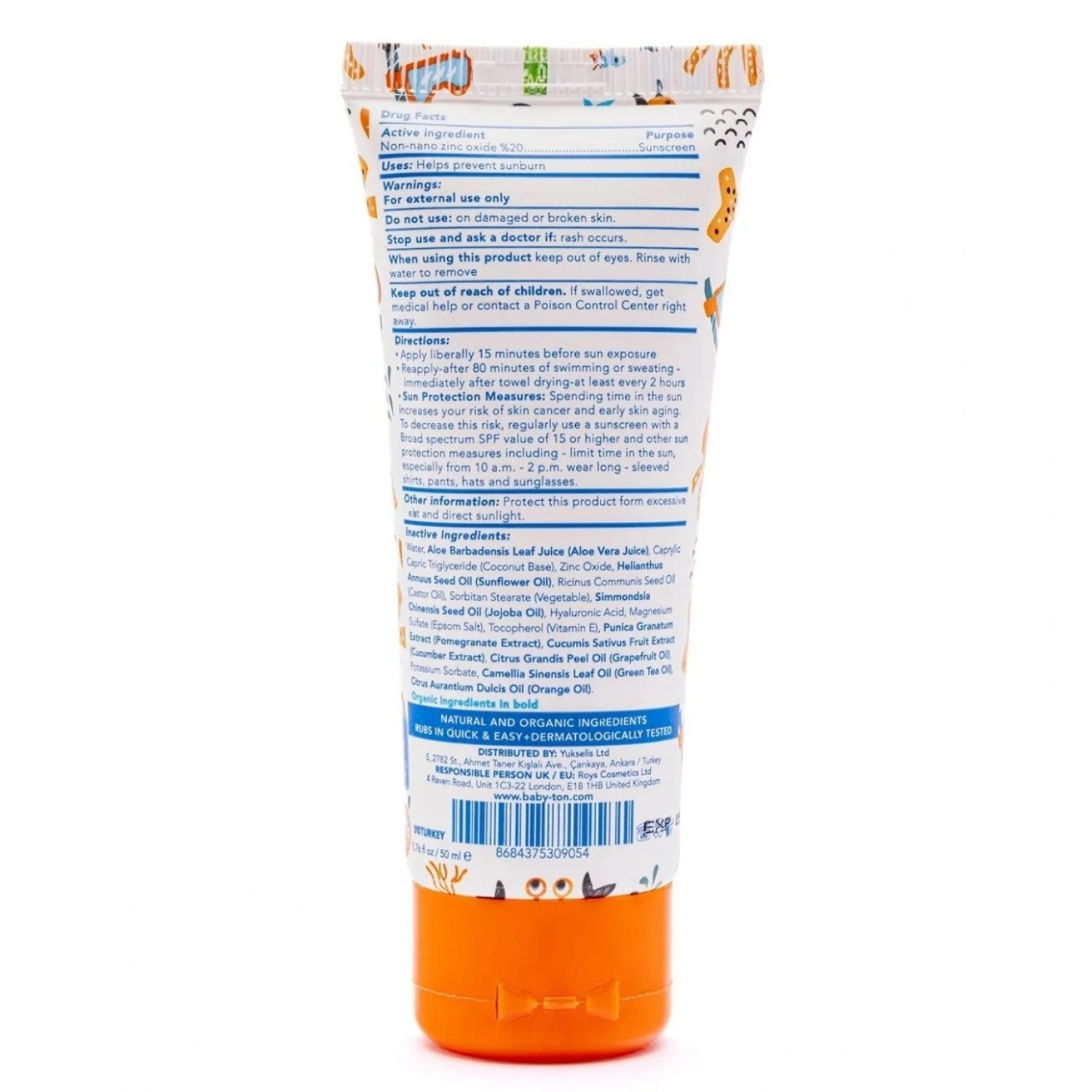 Babyton Günlük Güneş Koruyucu Krem 50 ml