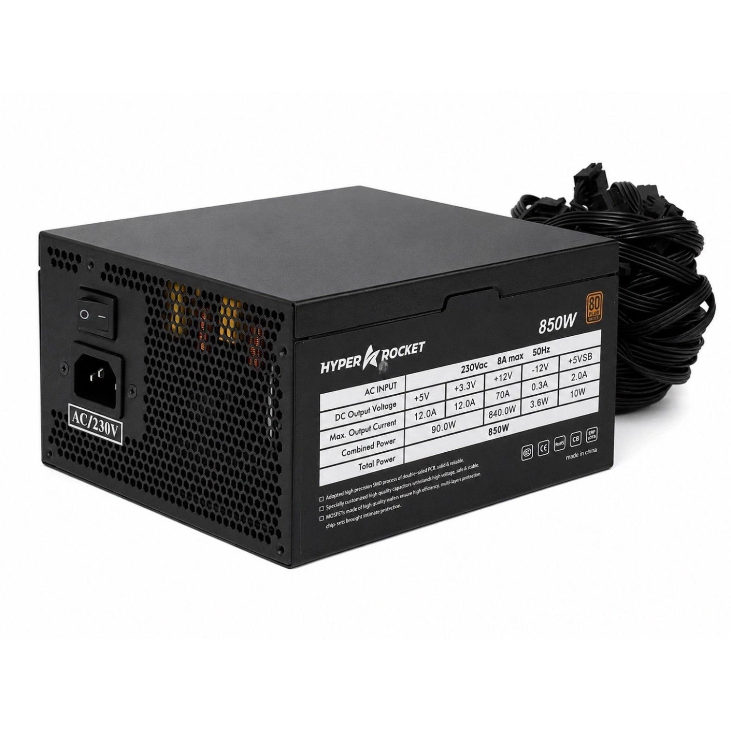 Hyper Rocket 850W PSU Güç Kaynağı