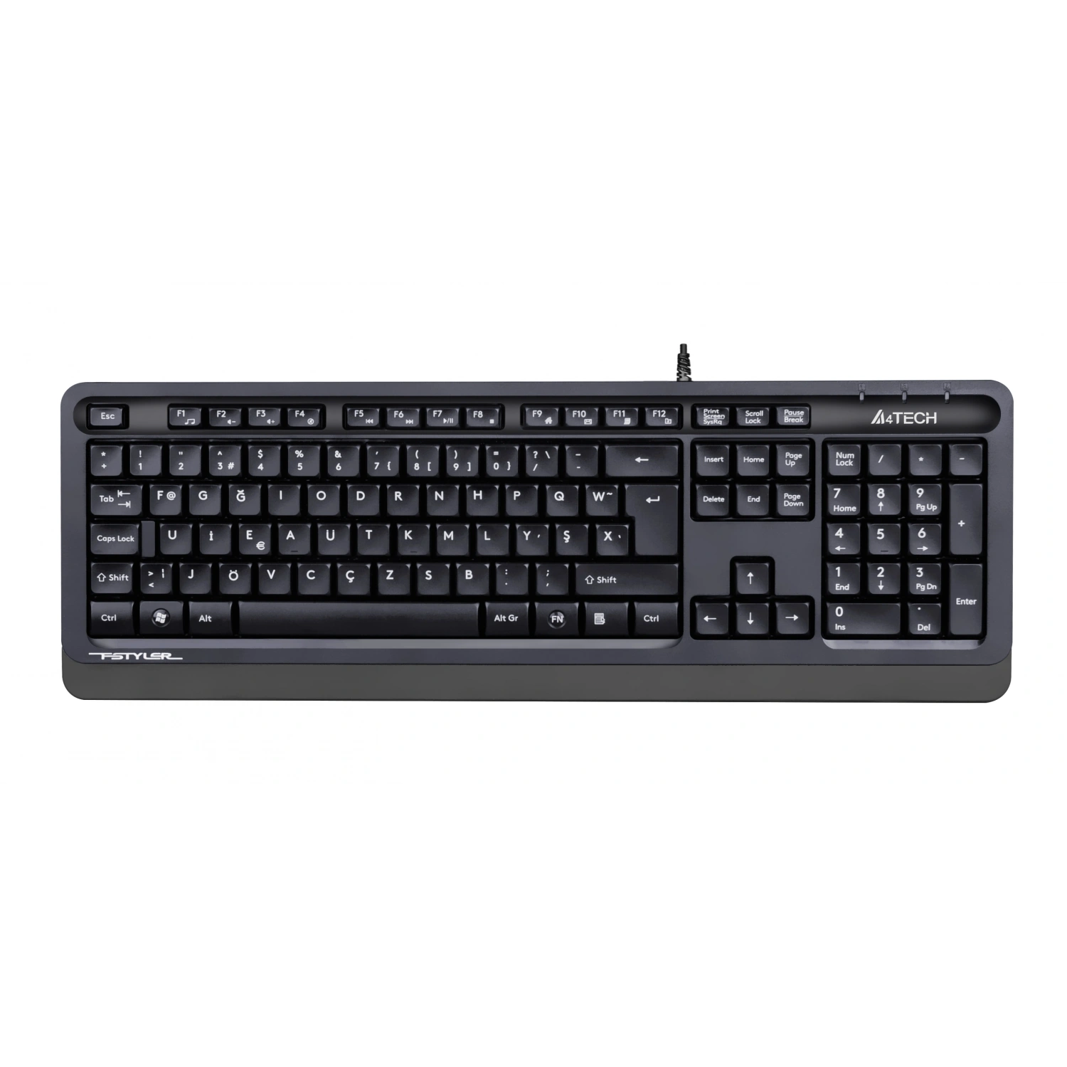 A4 TECH FK10 FN-MULTIMEDYA F KLAVYE USB GRİ