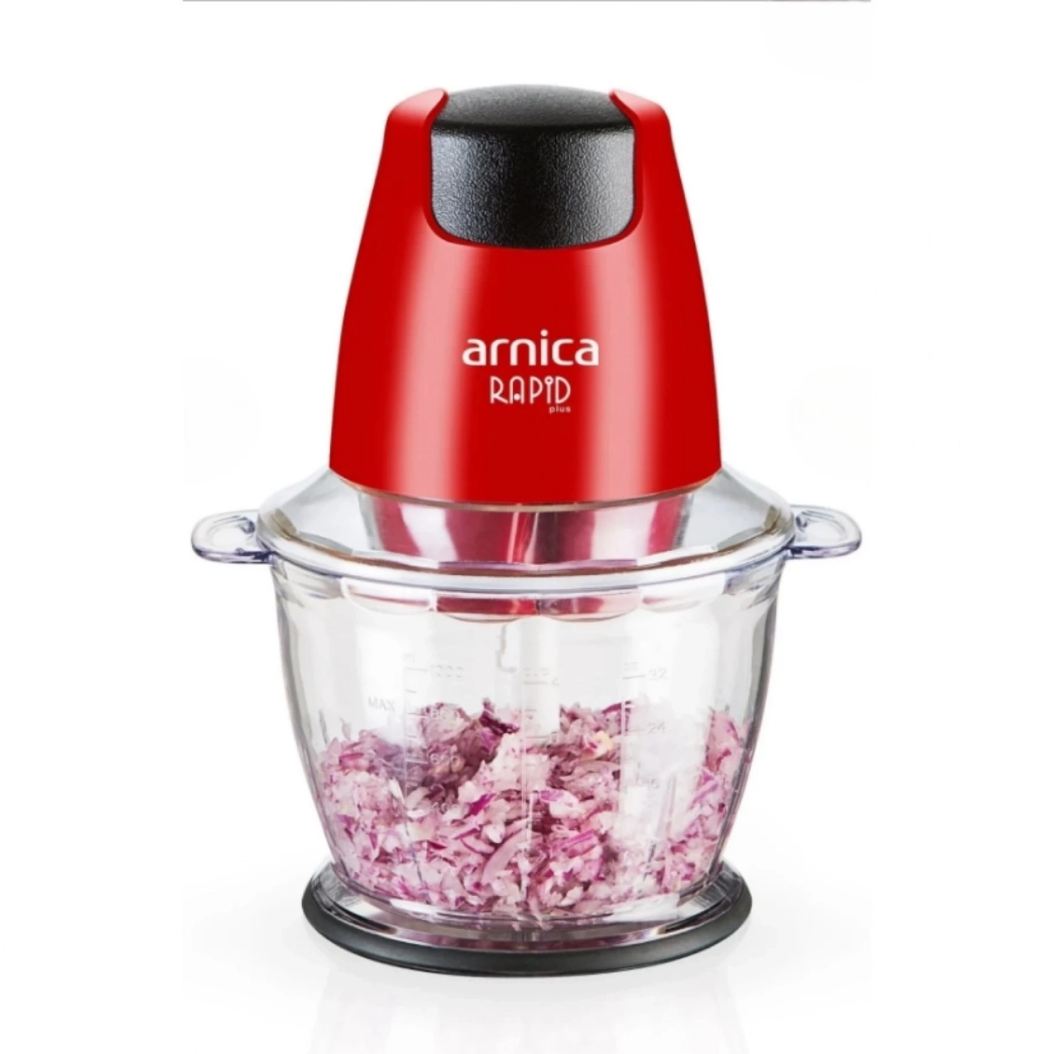 Arnica Rapid Plus Kırmızı GH21132 Mini 500 W Doğrayıcı
