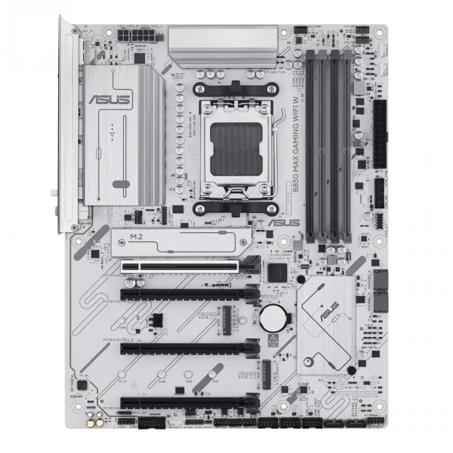 ASUS B850 MAX GAMING WIFI 7 AMD AM5 DDR5 ANAKART BEYAZ