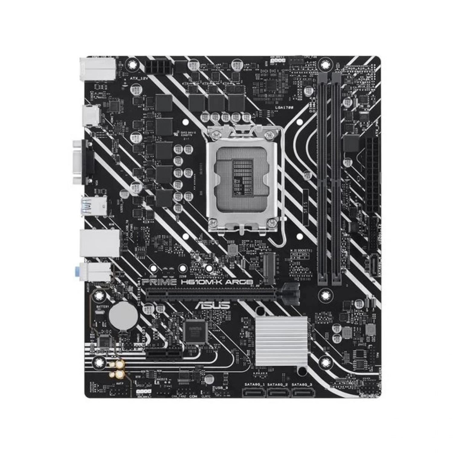 Asus Prime H610M-K ARGB Intel LGA1700 DDR5 Micro ATX Anakart