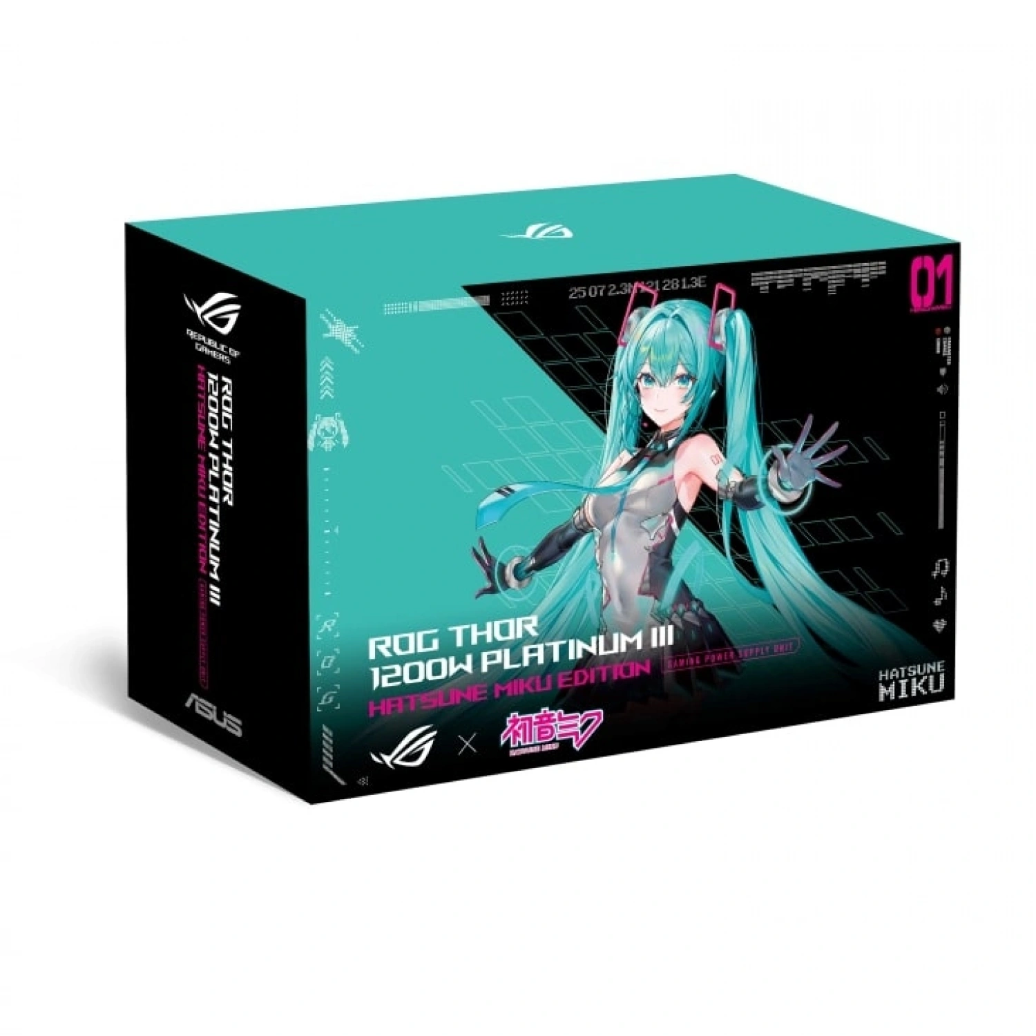 ASUS ROG-THOR-1200P3-MIKU PLATINUM III 1200W PSU