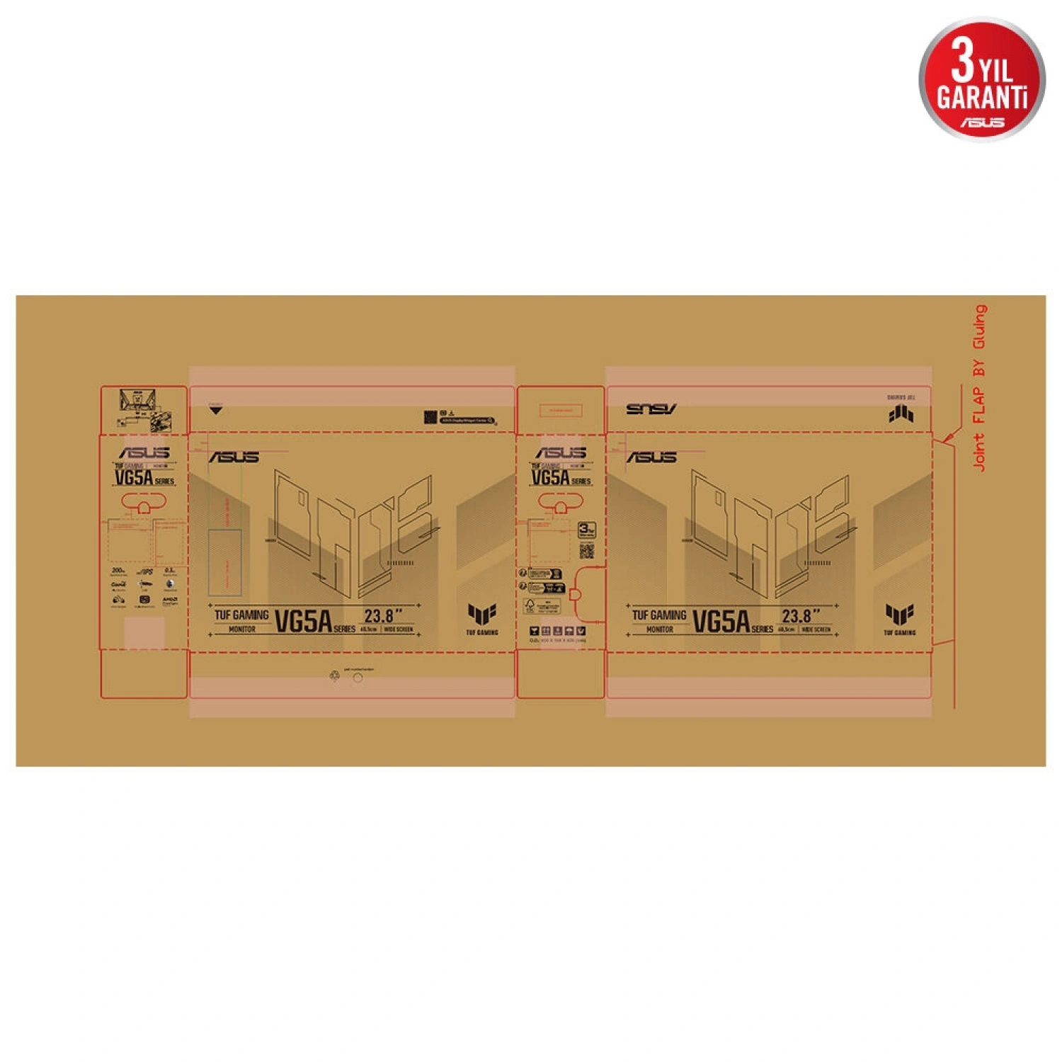 ASUS TUF GAMING VG249Q5A 23.8 200HZ 0.3MS MONITOR