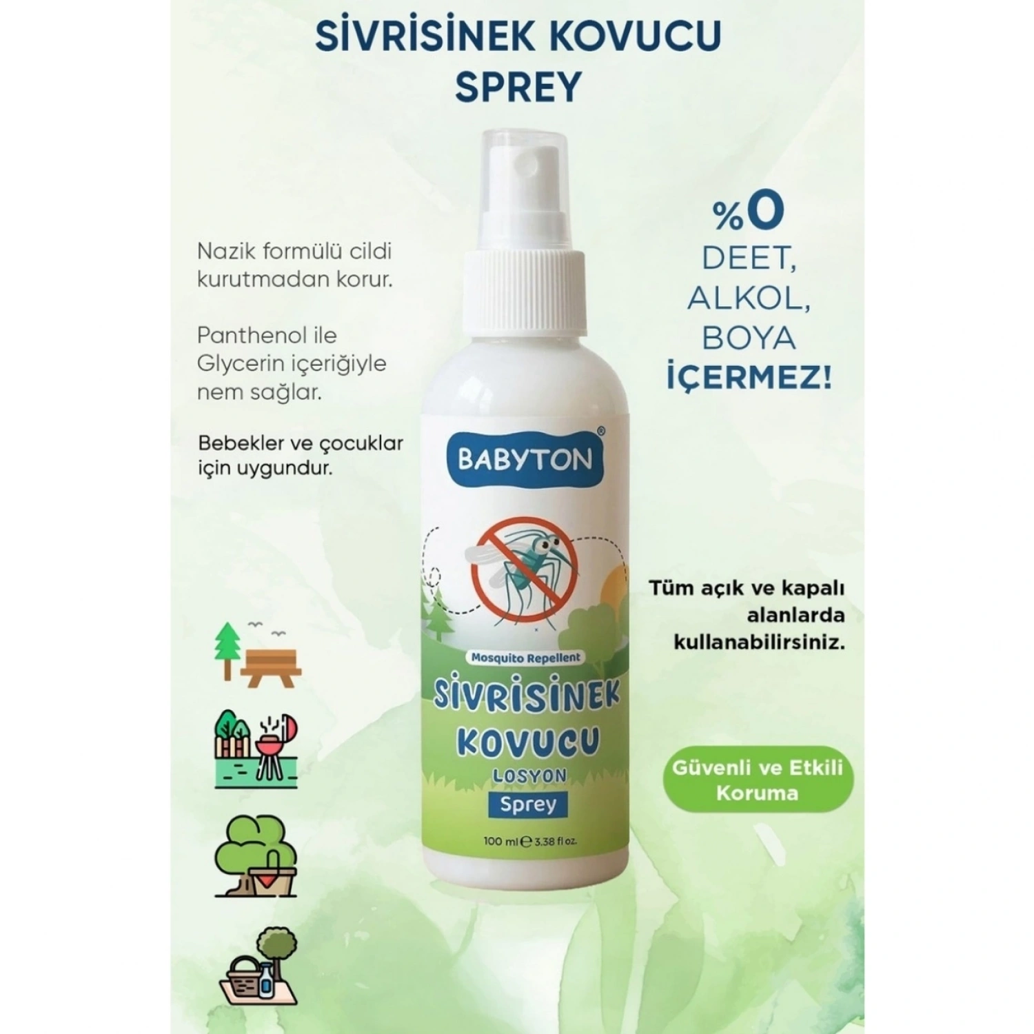 Babyton Sinek Kovucu Losyon 100 ml