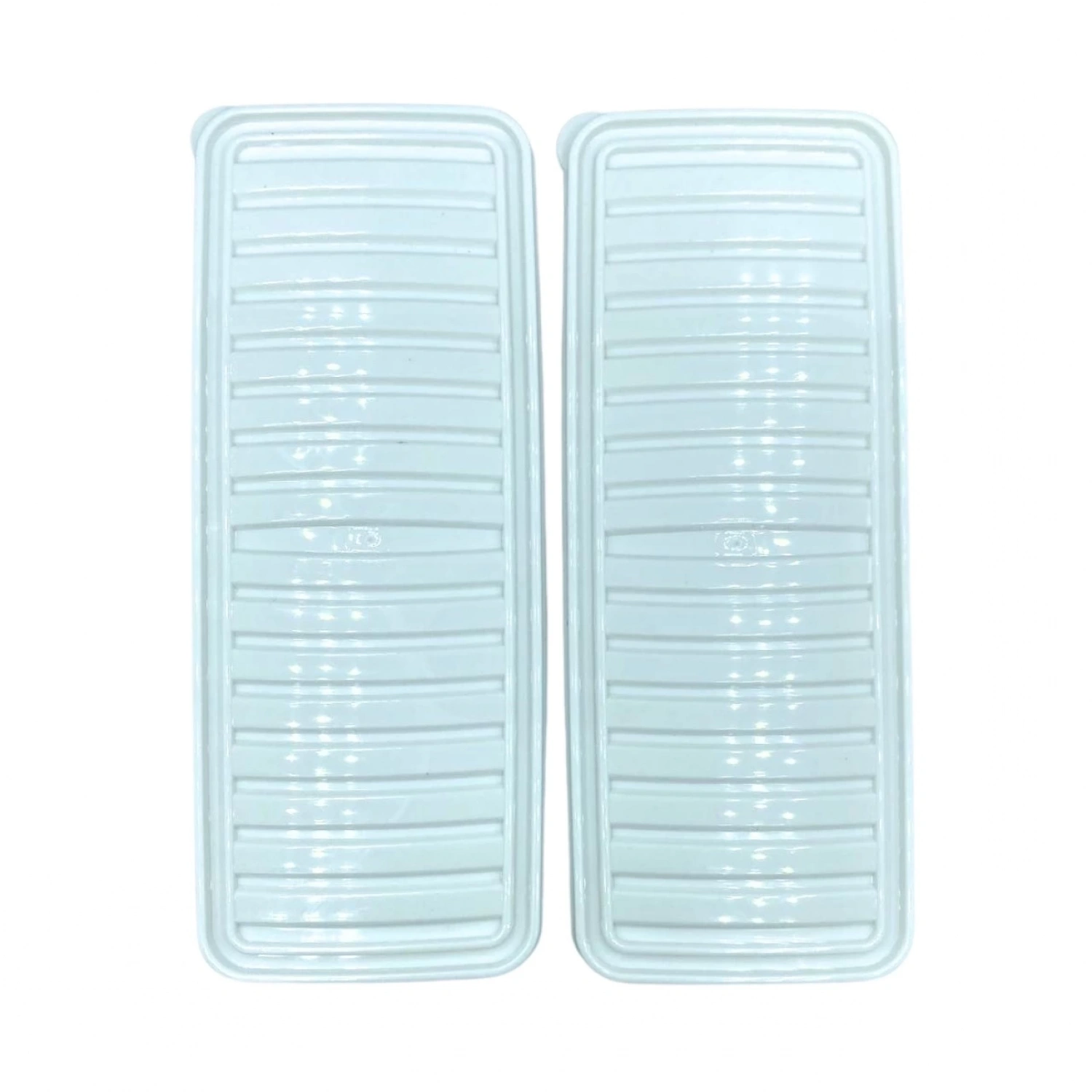 bigmate 2li Şeffaf Saklama Kabı Beyaz 2x1 Lt BGMT1115 Mikrodalga Buzdolabı ve Dondurucu Uyumlu Düze