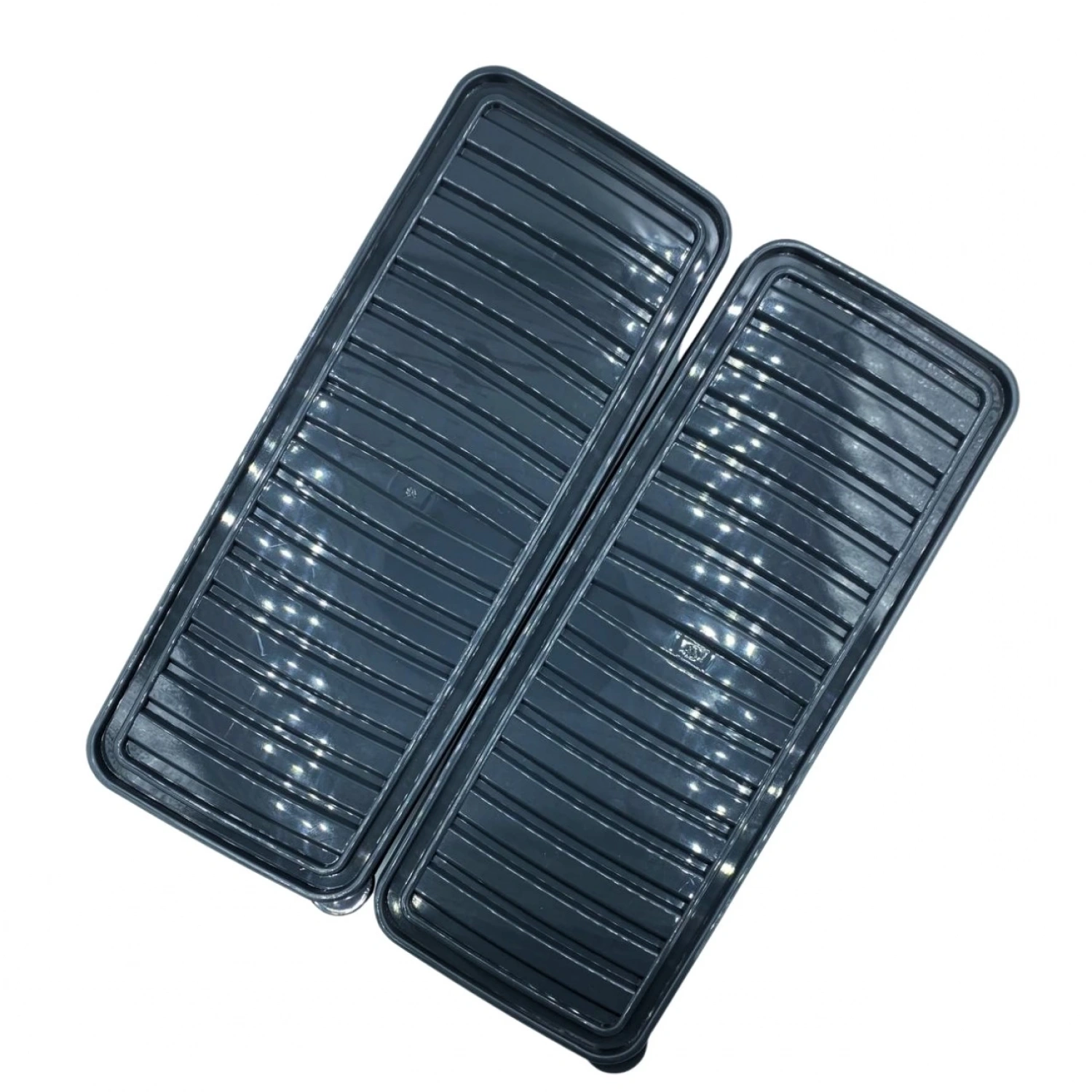 bigmate 2li Şeffaf Saklama Kabı Siyah 2x1 Lt BGMT1115 Mikrodalga Buzdolabı ve Dondurucu Uyumlu Düze