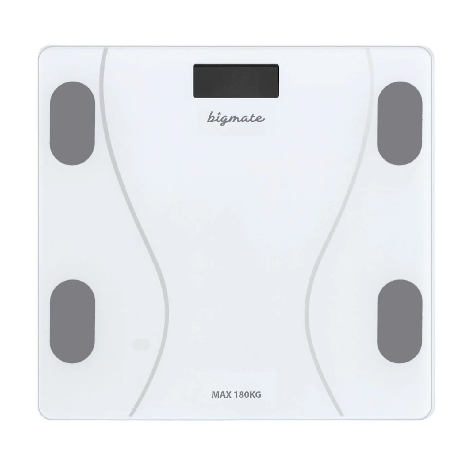 bigmate BGT-7001B Beyaz Wi-Fi Bağlantılı Akıllı Dijital Vücut Analiz Baskülü
