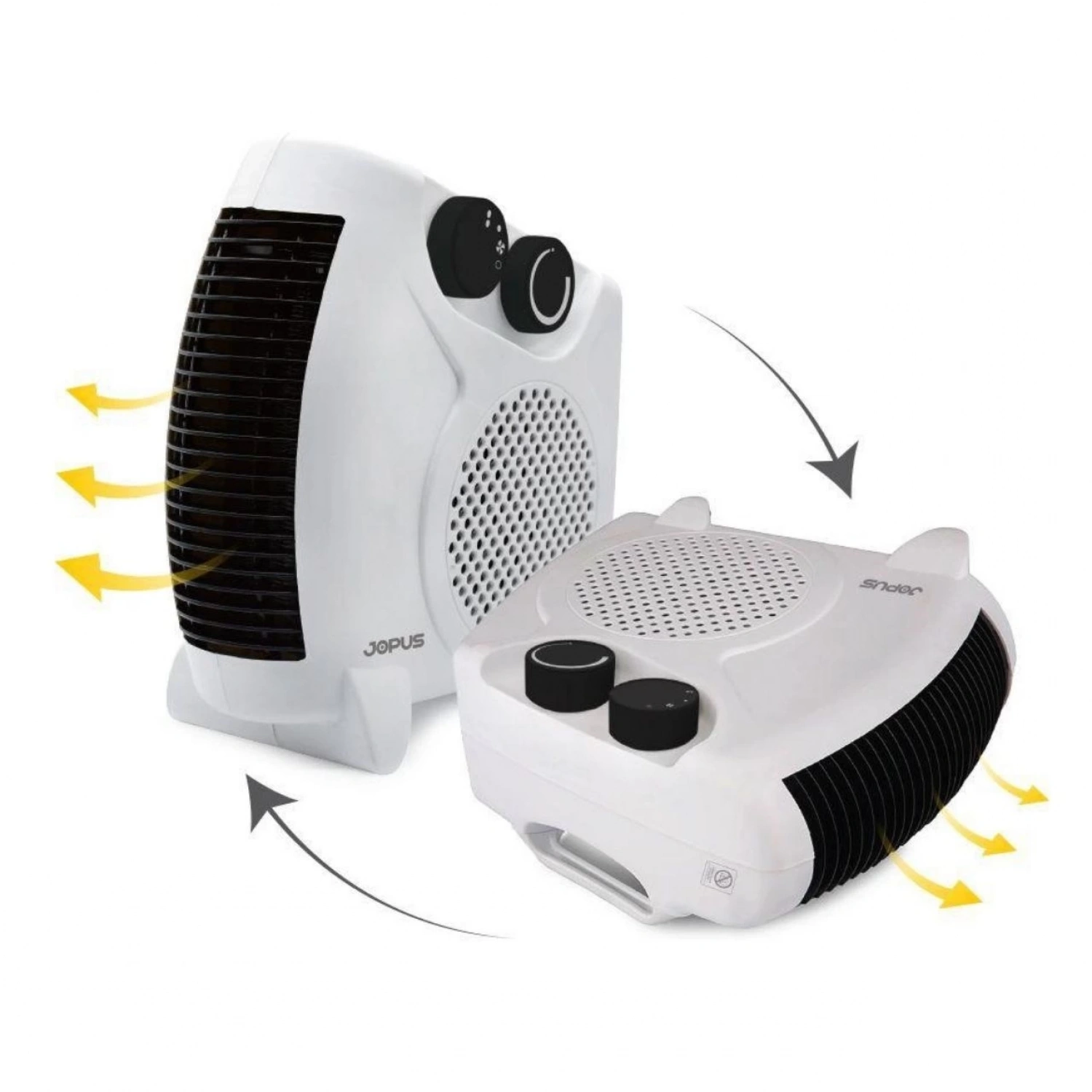 bigmate Jopus 2000W Isıtıcı Fan Termostatlı, Sıcak-Soğuk Hızlı Isıtma, 25 m² Alan Kapasitesi