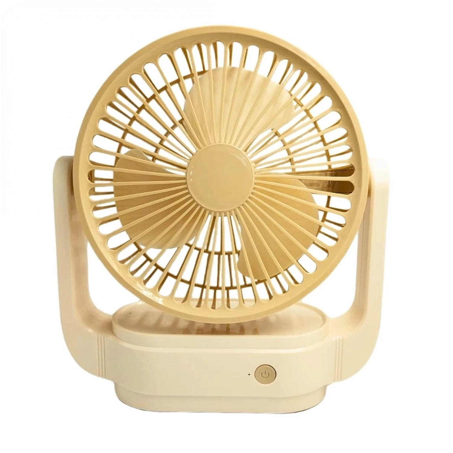 bigmate Krem Masa Fanı Taşınabilir Serinletici Şarjlı Vantilatör 3 Kademeli Hız Ayarı YS2329
